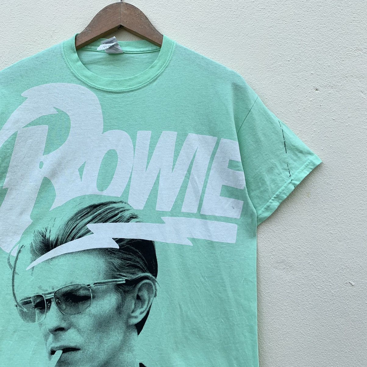 Band Tees × Gildan × Vintage Vintage DAVID BOWIE FULLPRINT DESIGN T-shirt Size US M / EU 48-50 / 2 - 3 Thumbnail