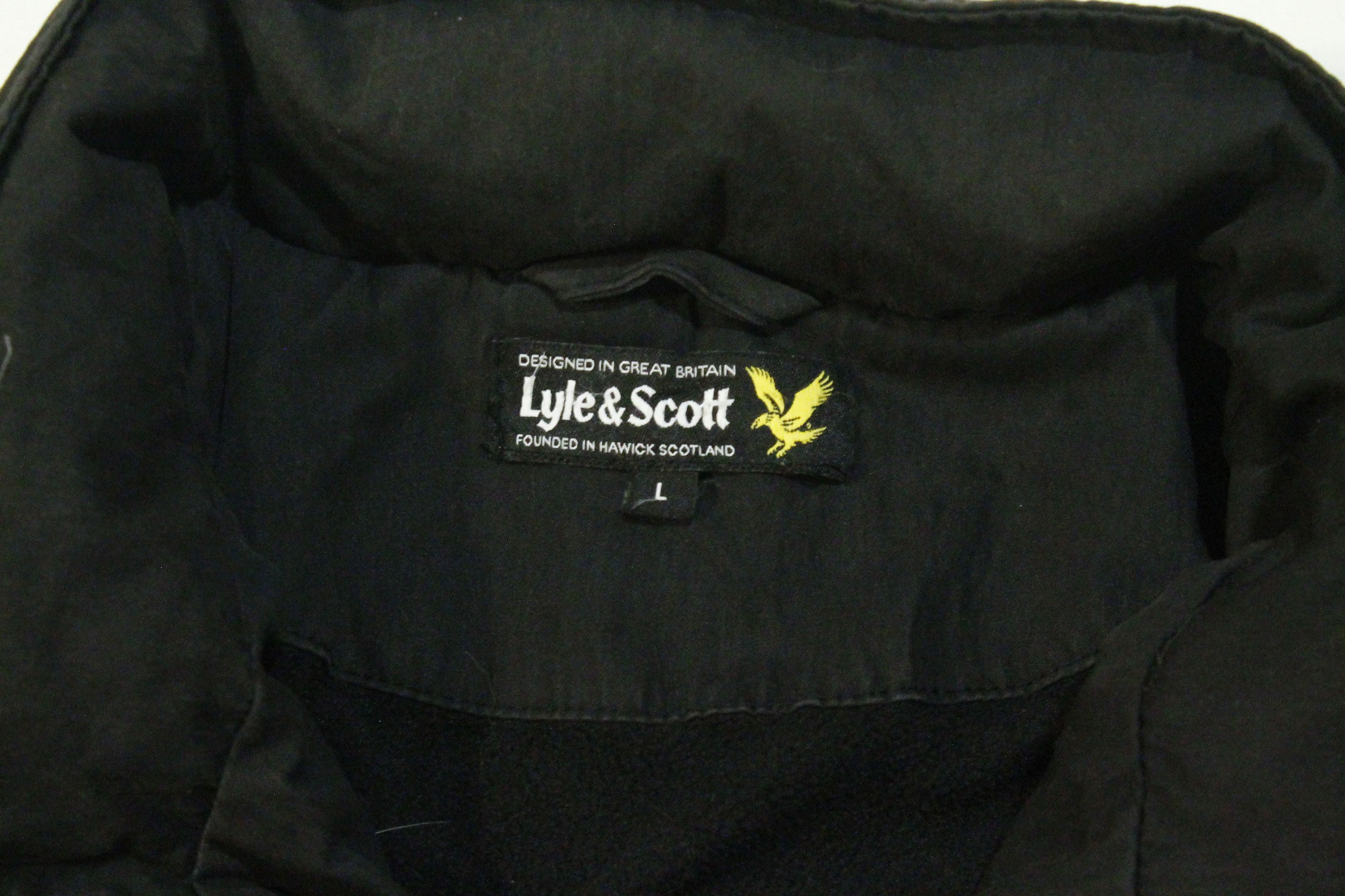 Lyle & Scott × Vintage Lyle & Scott Hidden hood harrinton jacket Size US L / EU 52-54 / 3 - 4 Thumbnail