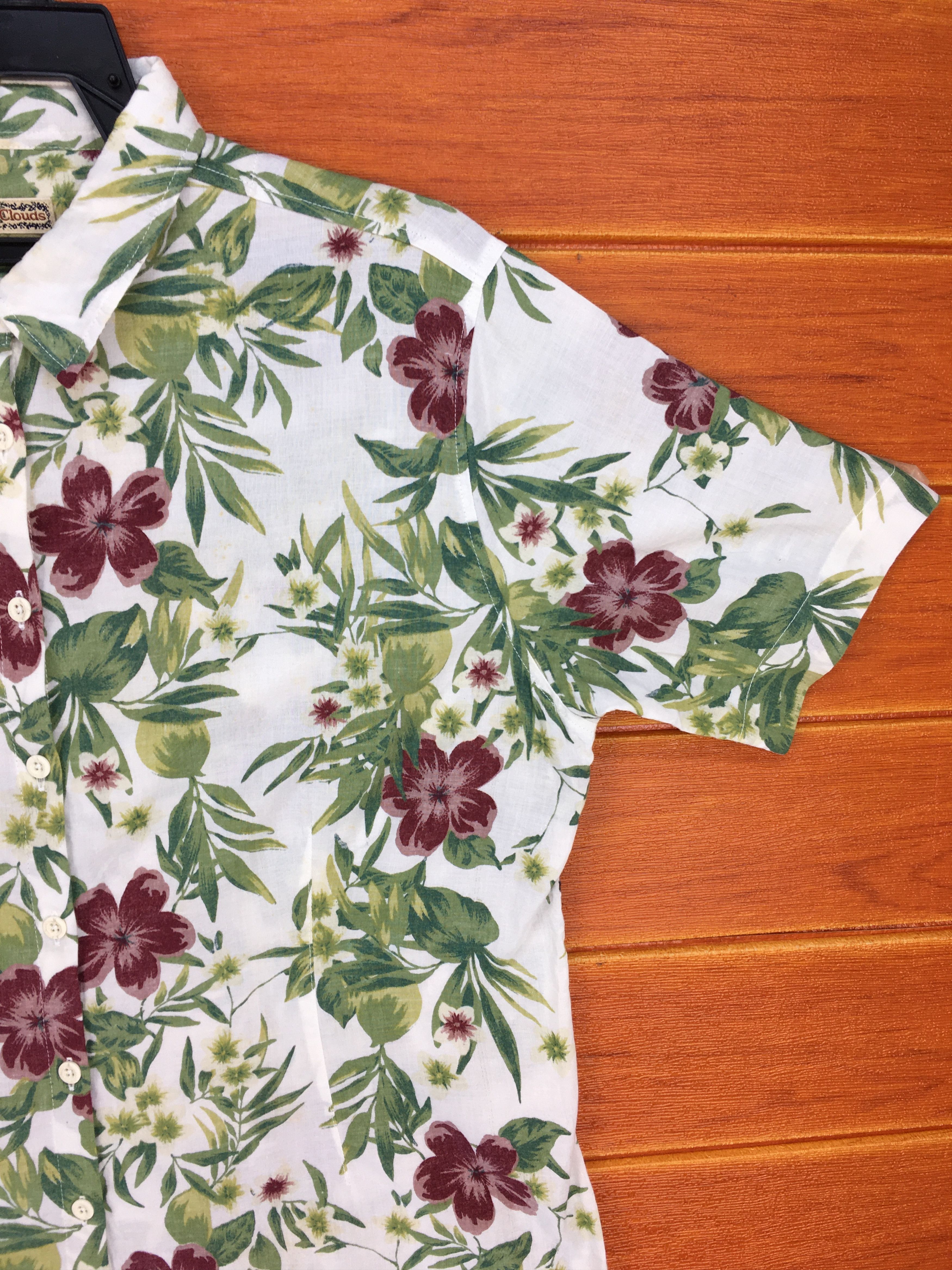 Japanese Brand Japanese Brand SUNNY CLOUDS Women Hawaiian Shirt Size ONE SIZE - 5 Thumbnail