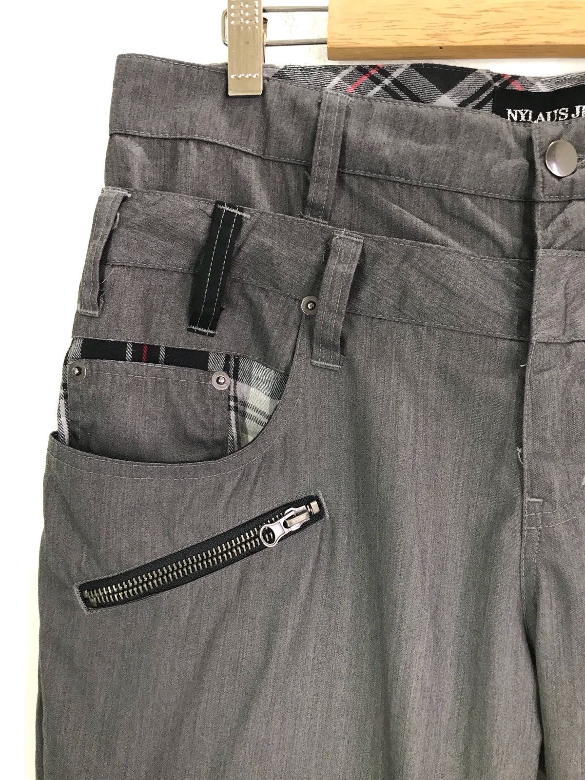 PPFM Japanese Double Waist Multi Zipper Trouser Pants Size US 33 - 5 Thumbnail