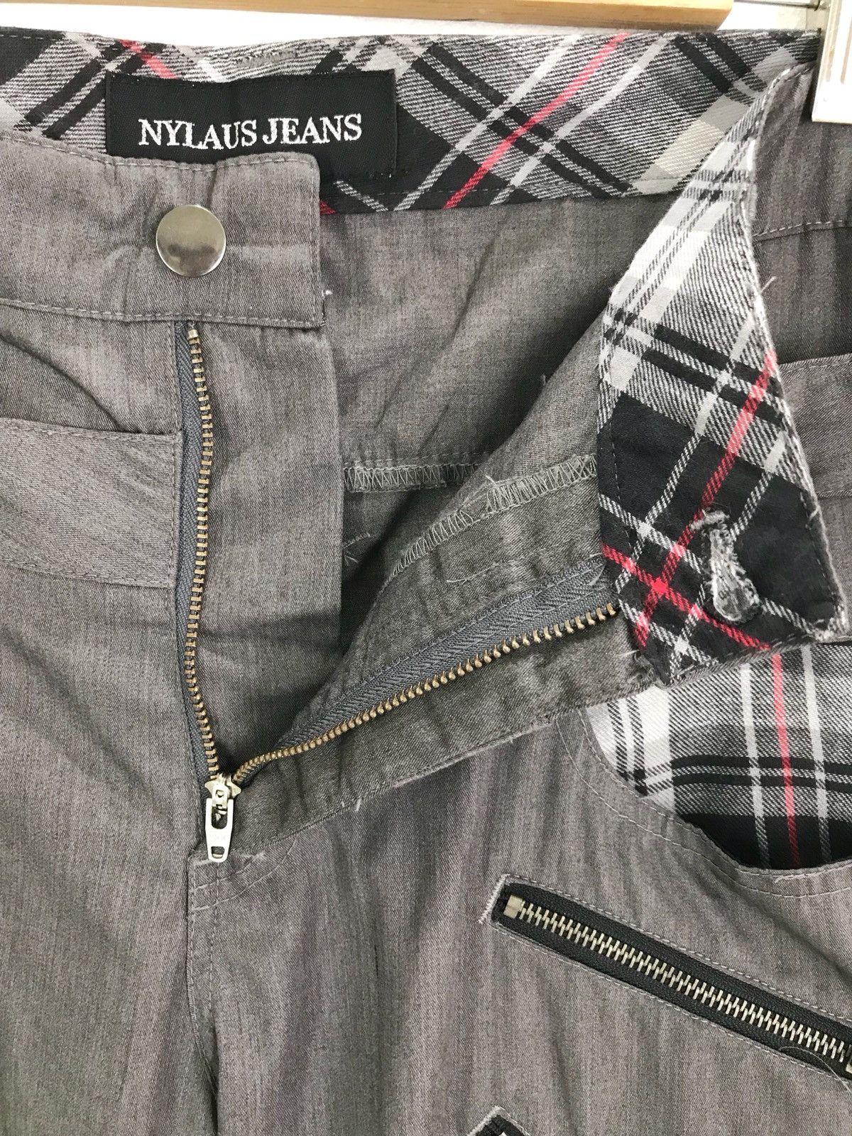 PPFM Japanese Double Waist Multi Zipper Trouser Pants Size US 33 - 12 Thumbnail