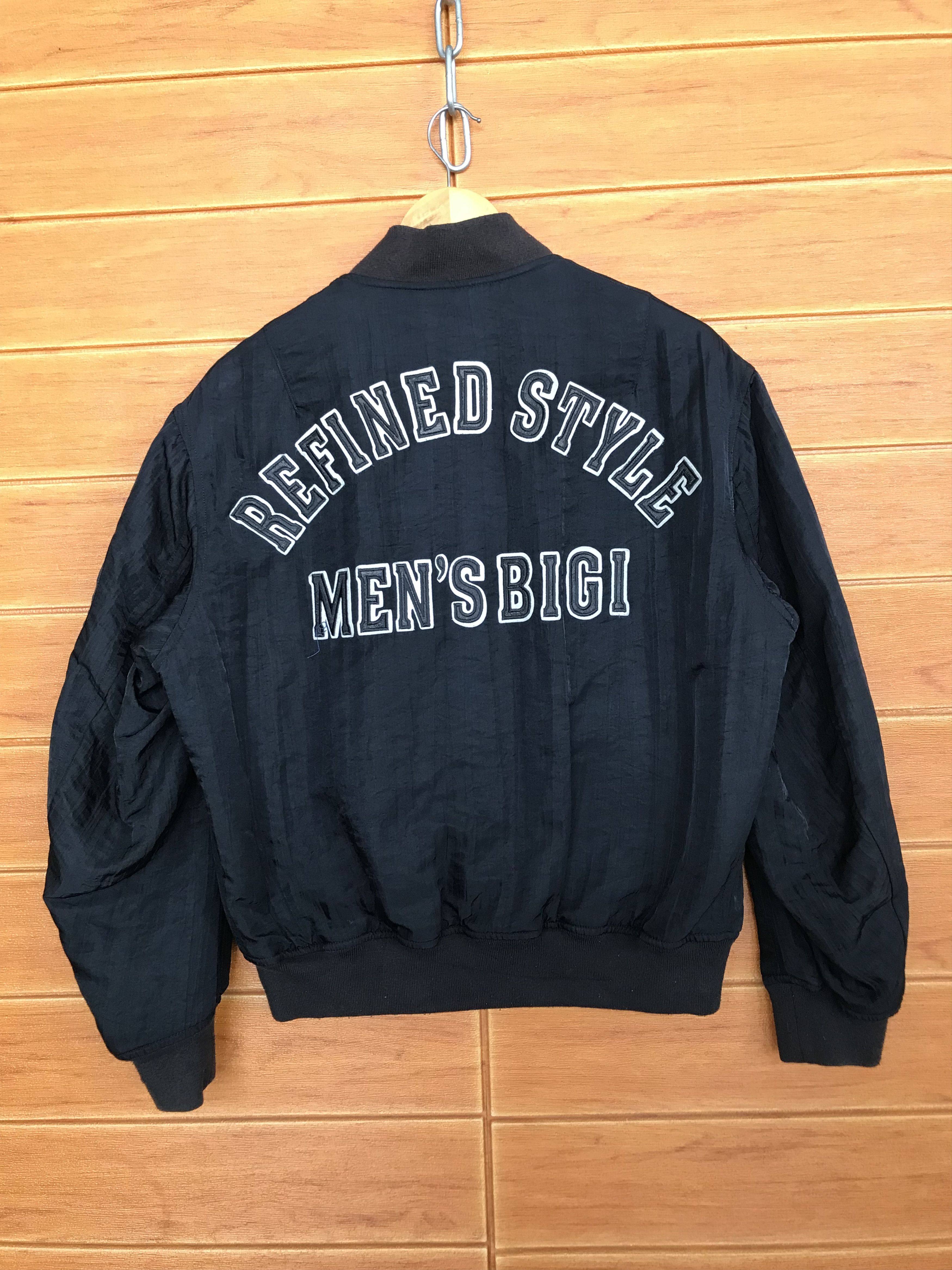 BIGI Vintage MEN'S BIGI "Refined Style" Bomber Jacket Size US M / EU 48-50 / 2 - 2 Thumbnail