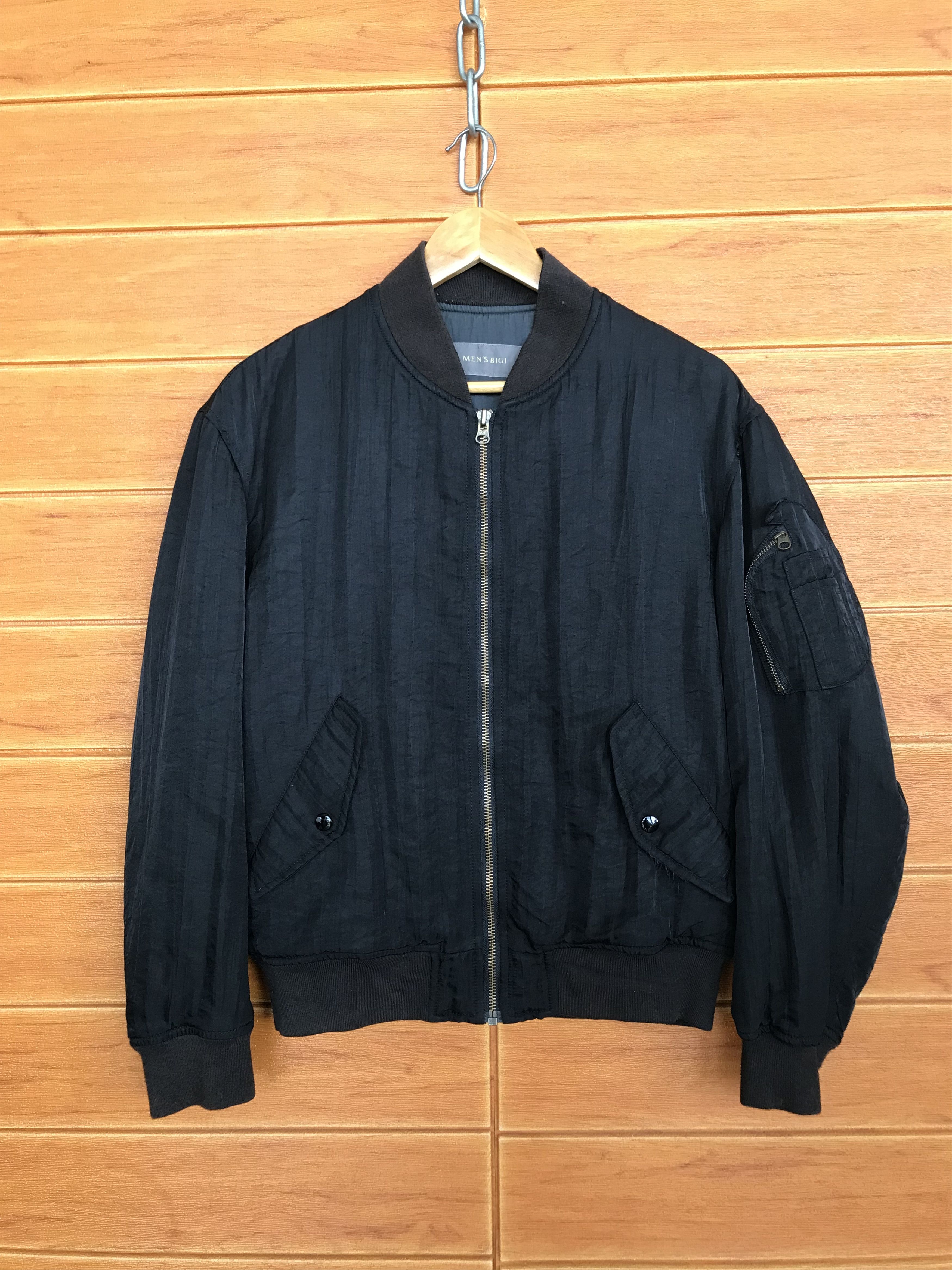 BIGI Vintage MEN'S BIGI "Refined Style" Bomber Jacket Size US M / EU 48-50 / 2 - 4 Thumbnail