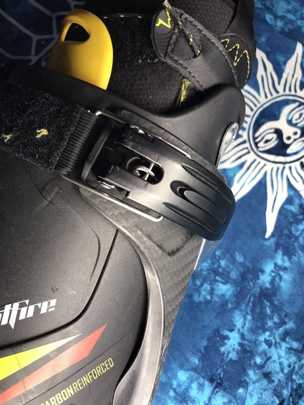 Carbon Vintage La Sportiva Spitfire CARBON Alpine Touring Ski Boots Size US 10 / EU 43 - 20 Thumbnail