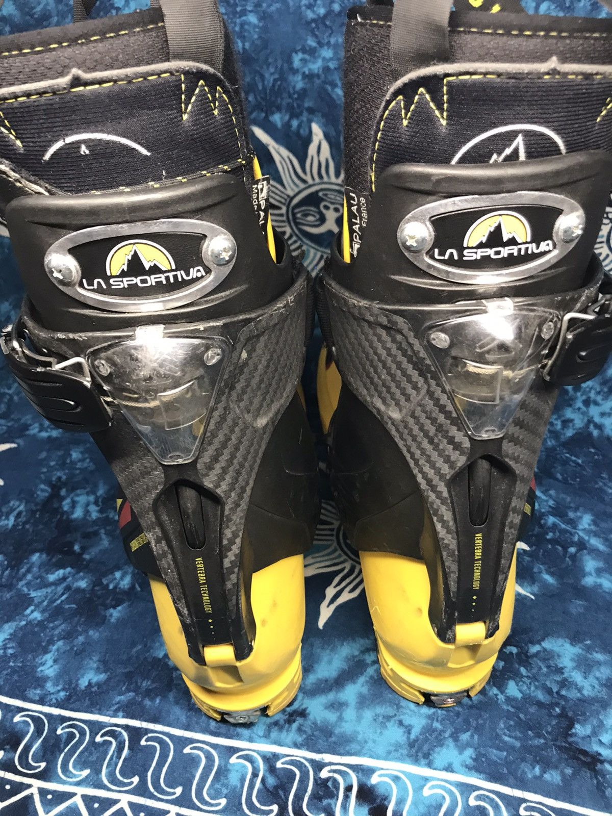 Carbon Vintage La Sportiva Spitfire CARBON Alpine Touring Ski Boots Size US 10 / EU 43 - 21 Thumbnail