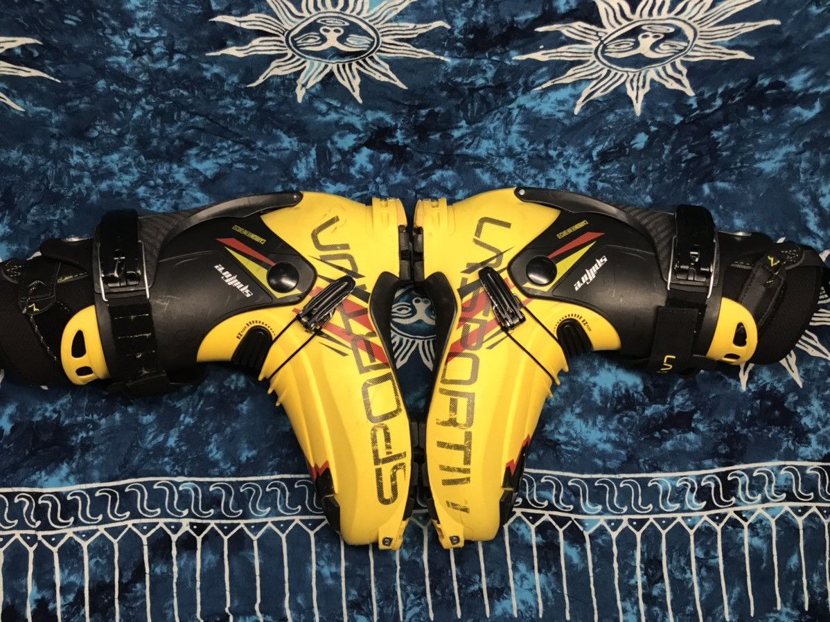 Carbon Vintage La Sportiva Spitfire CARBON Alpine Touring Ski Boots Size US 10 / EU 43 - 11 Thumbnail