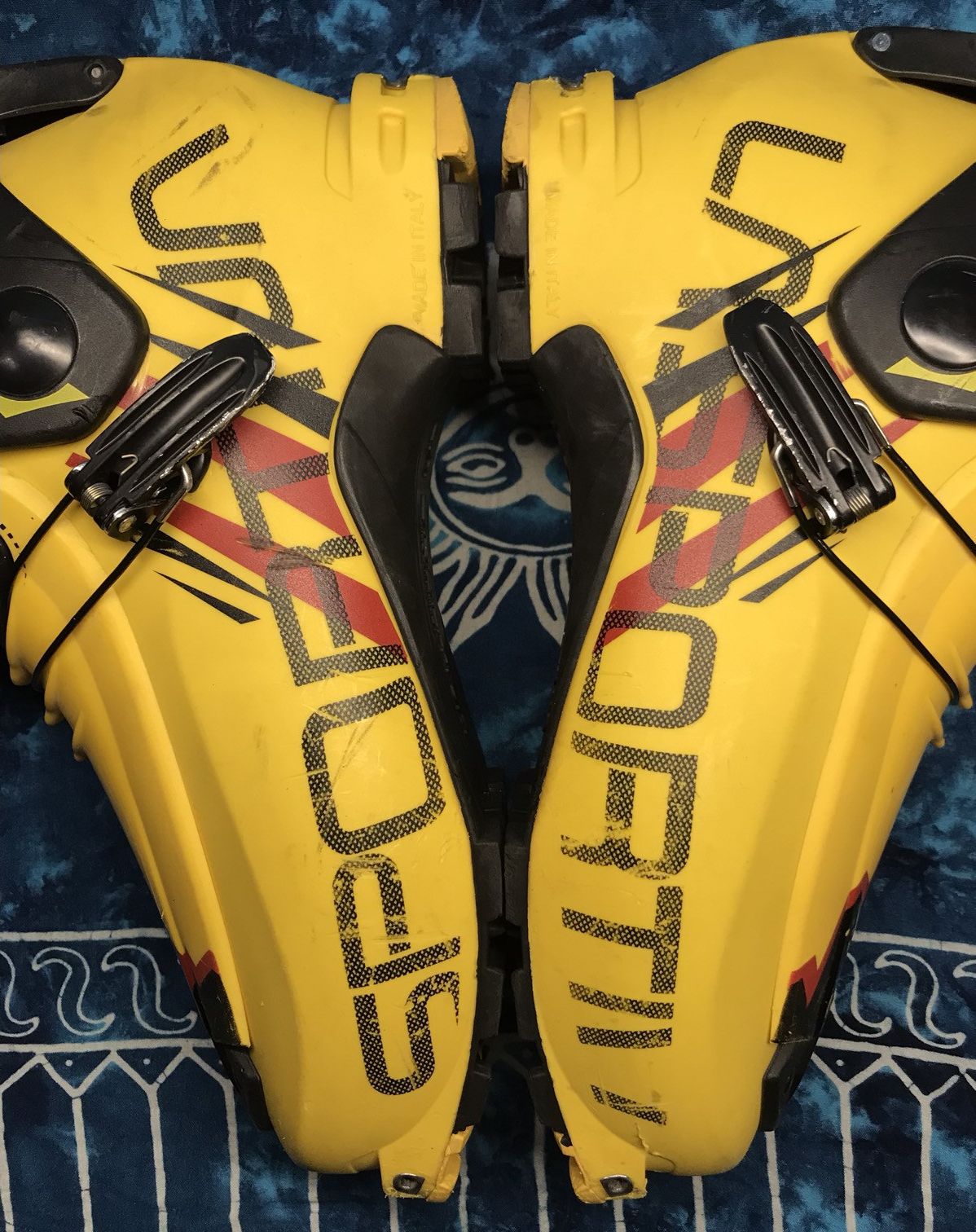 Carbon Vintage La Sportiva Spitfire CARBON Alpine Touring Ski Boots Size US 10 / EU 43 - 12 Thumbnail