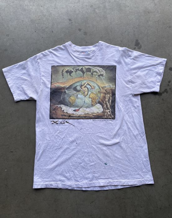 Vintage Vintage Salvador Dali Geopoliticus Child Painting Tee | Grailed