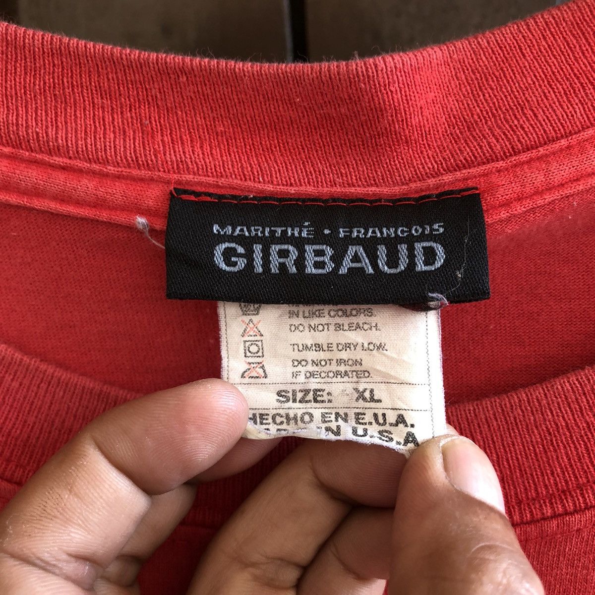 Marithe + Francois Girbaud × Vintage Rare Vintage Marithe Fancois Girbaud Made in USA tee Size US XL / EU 56 / 4 - 3 Thumbnail