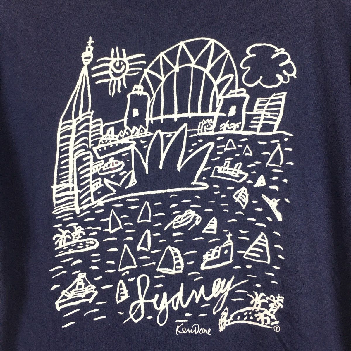 Vintage Vtg Ken Done Iconic Sydney Opera Australian Art T-Shirt Size US M / EU 48-50 / 2 - 4 Thumbnail