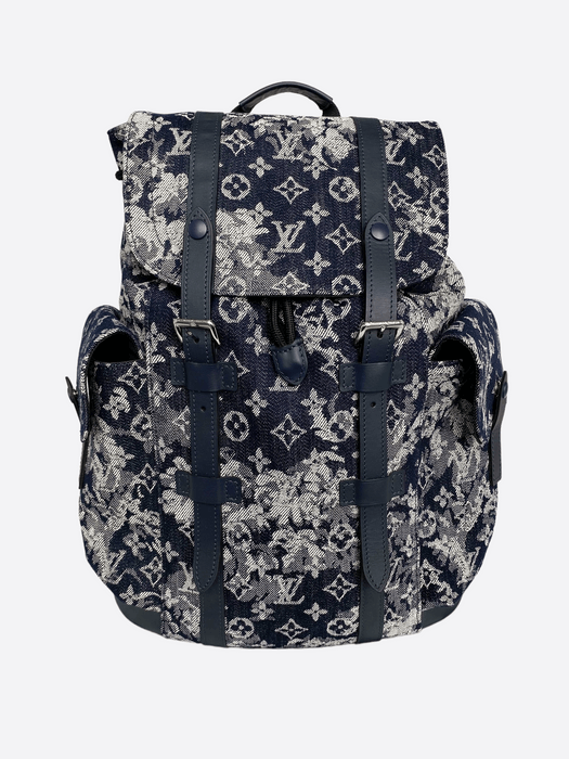 Louis Vuitton Tapestry Monogram Christopher Backpack