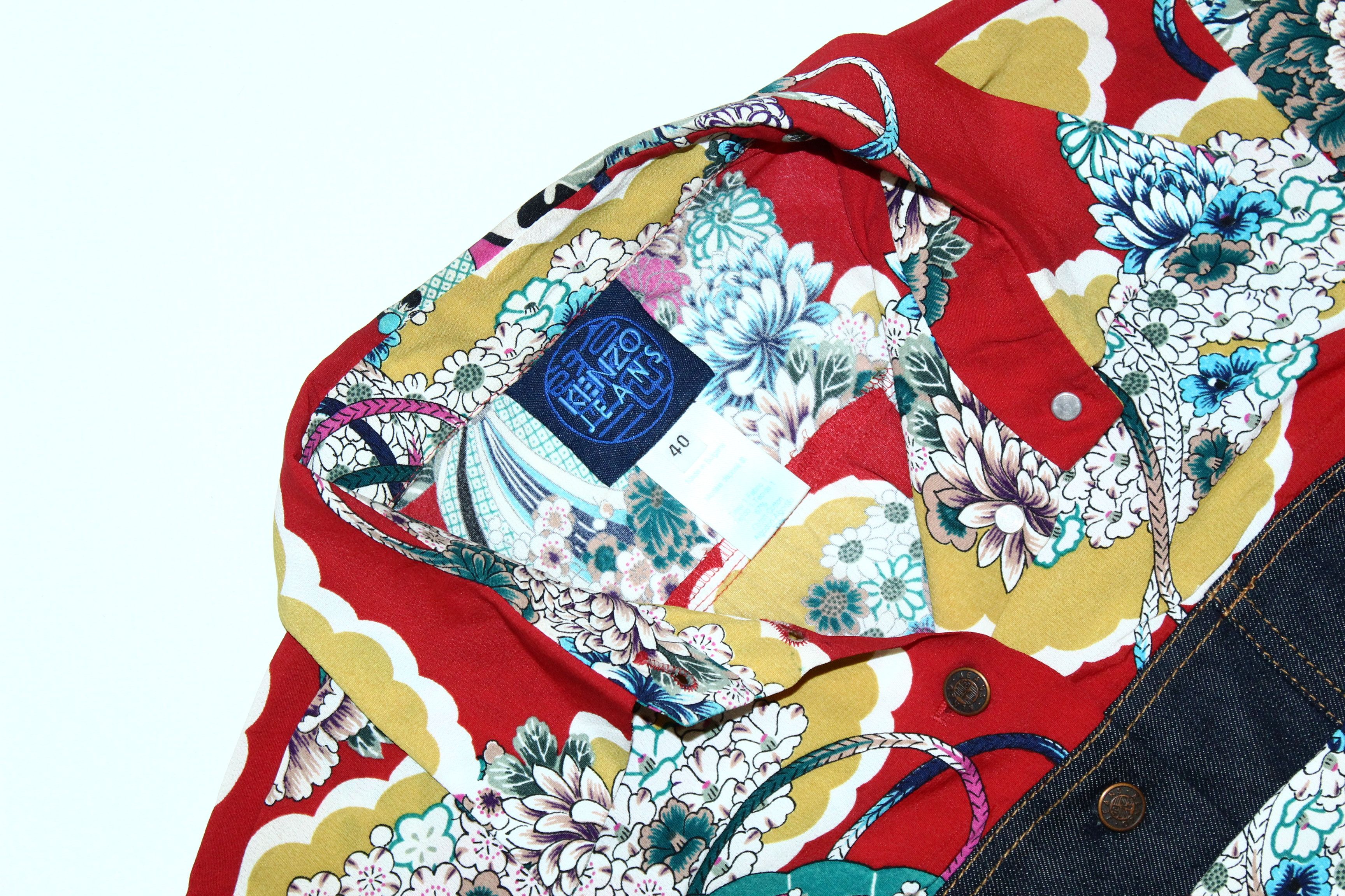 Kenzo 💥💥💥 80s Kenzo Jeans Floral Japanese Style Denim Jacket Size M / US 6-8 / IT 42-44 - 3 Thumbnail