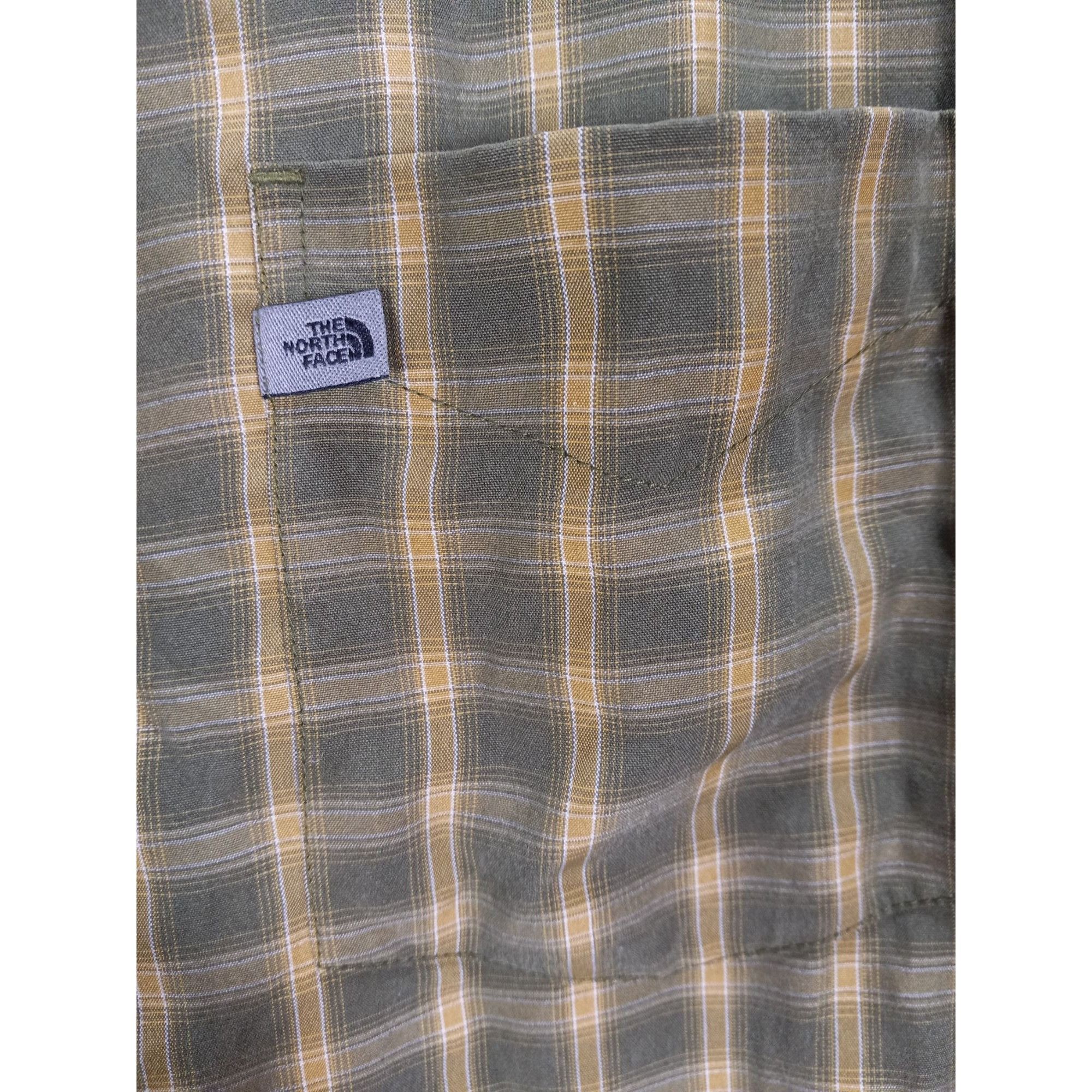The North Face The North Face Shirt Mens XL Green Plaid Long Sleeve Modal B Size US XL / EU 56 / 4 - 5 Thumbnail