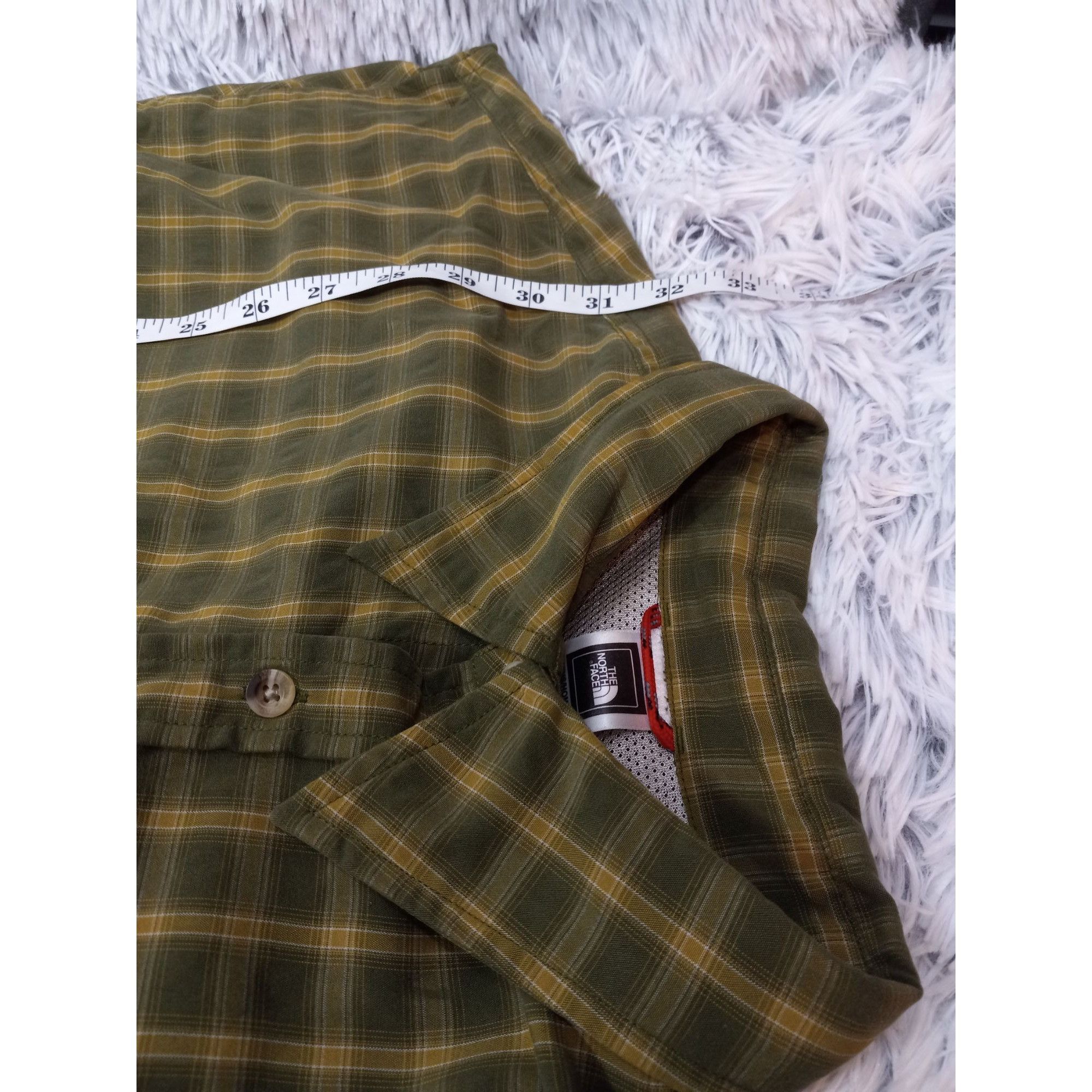 The North Face The North Face Shirt Mens XL Green Plaid Long Sleeve Modal B Size US XL / EU 56 / 4 - 4 Thumbnail
