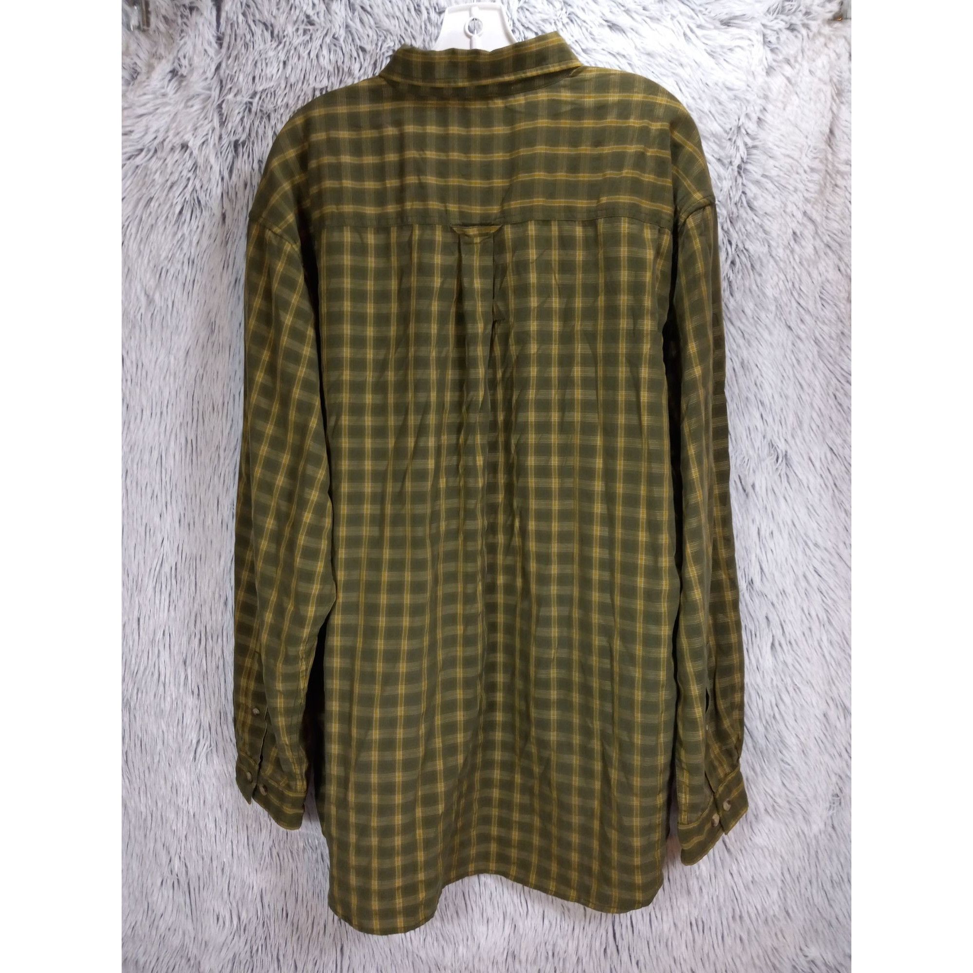 The North Face The North Face Shirt Mens XL Green Plaid Long Sleeve Modal B Size US XL / EU 56 / 4 - 2 Thumbnail