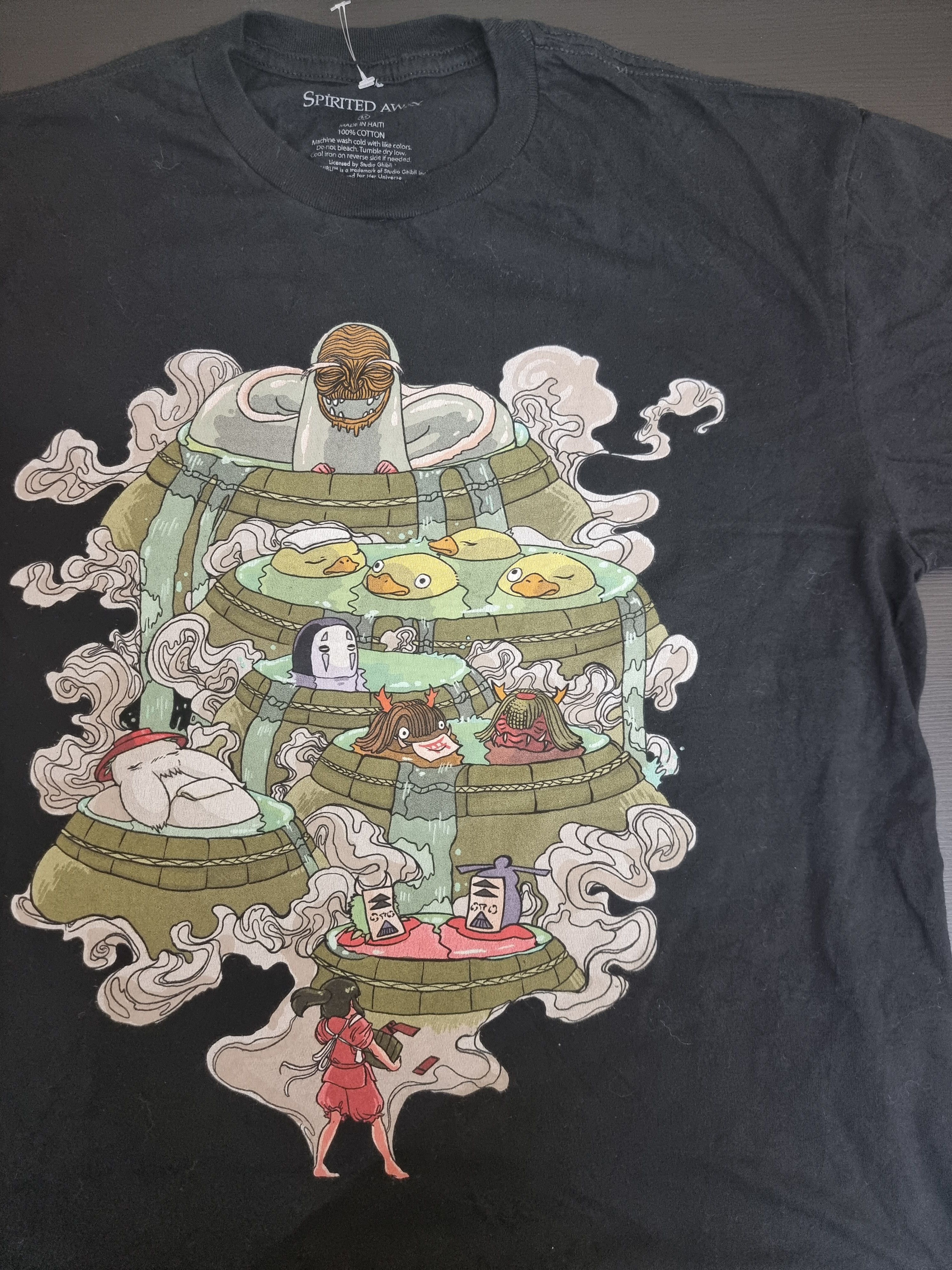 Anime Studio Ghibli 2001 movie SPIRITED AWAY shirt Size US M / EU 48-50 / 2 - 4 Thumbnail
