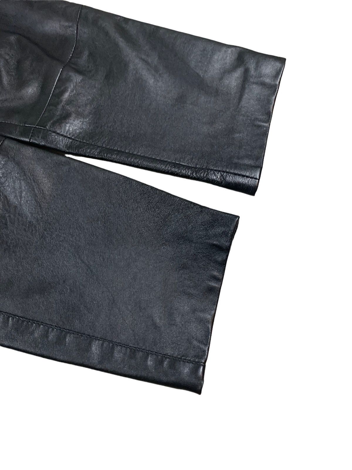 Leather × Vintage Vintage Black Leather Pants Size 30" / US 8 / IT 44 - 5 Thumbnail