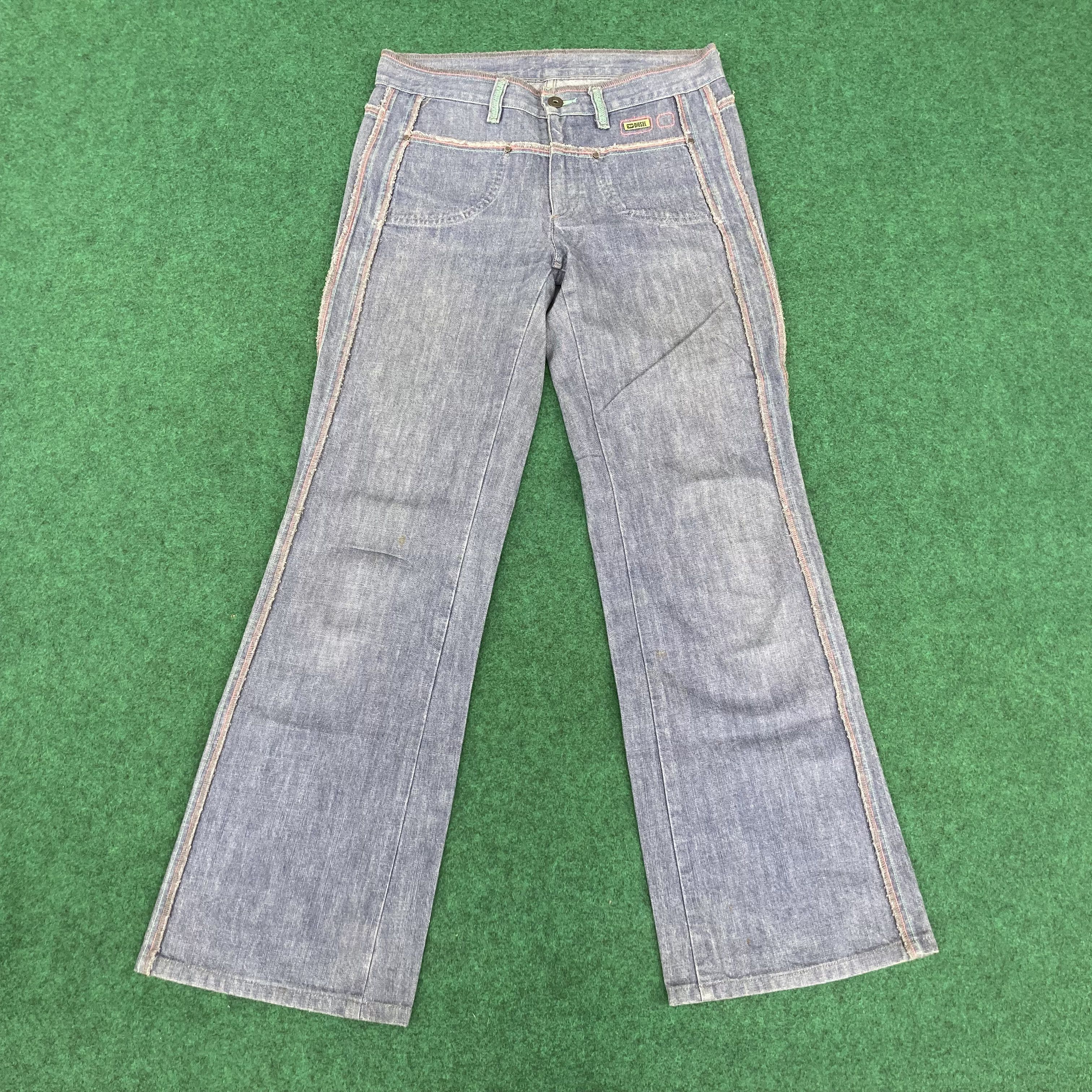 Diesel × Japanese Brand Vtg Diesel Industry Workwear Sz 29 Women Jeans Pants Jeans Size 29" - 1 Thumbnail
