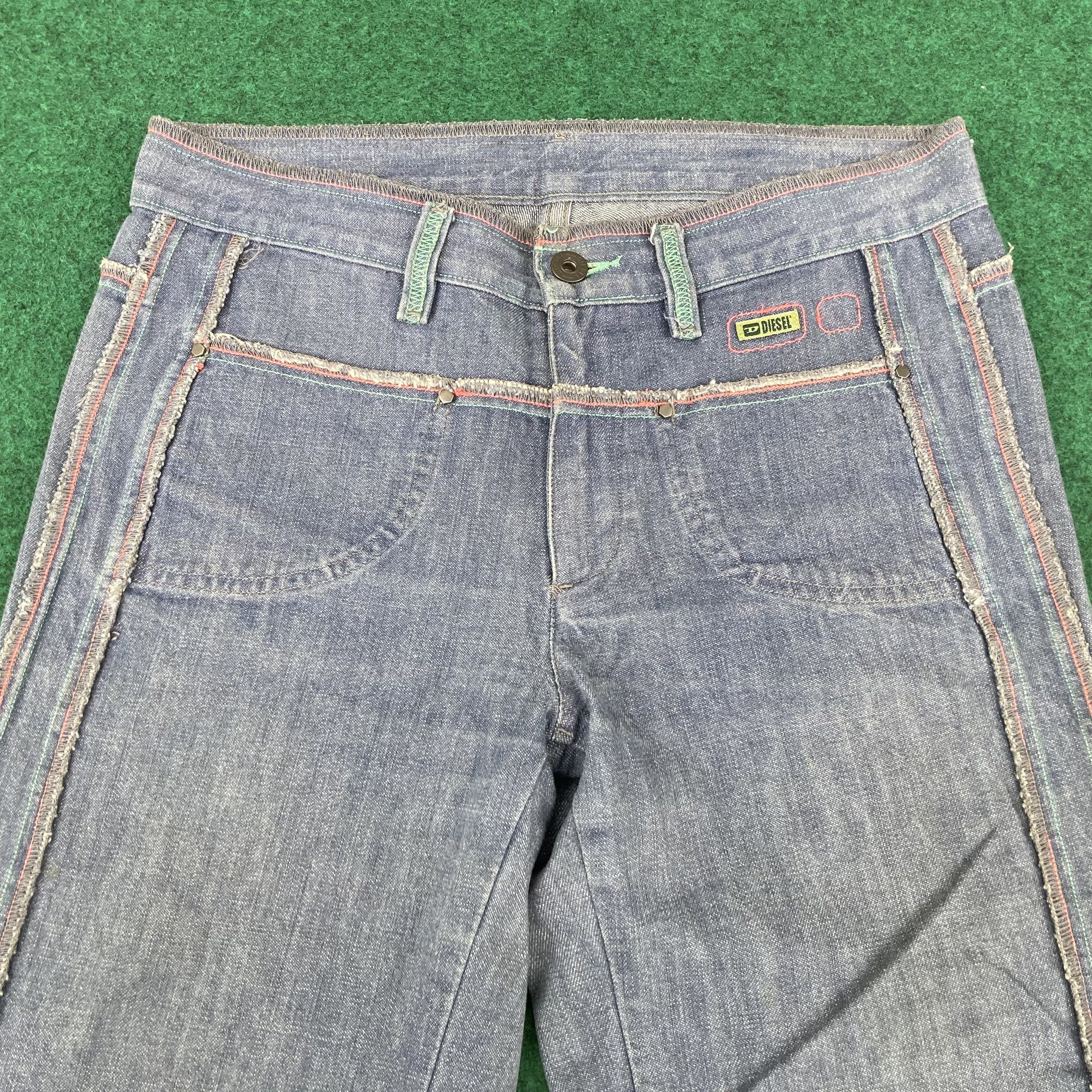 Diesel × Japanese Brand Vtg Diesel Industry Workwear Sz 29 Women Jeans Pants Jeans Size 29" - 3 Thumbnail