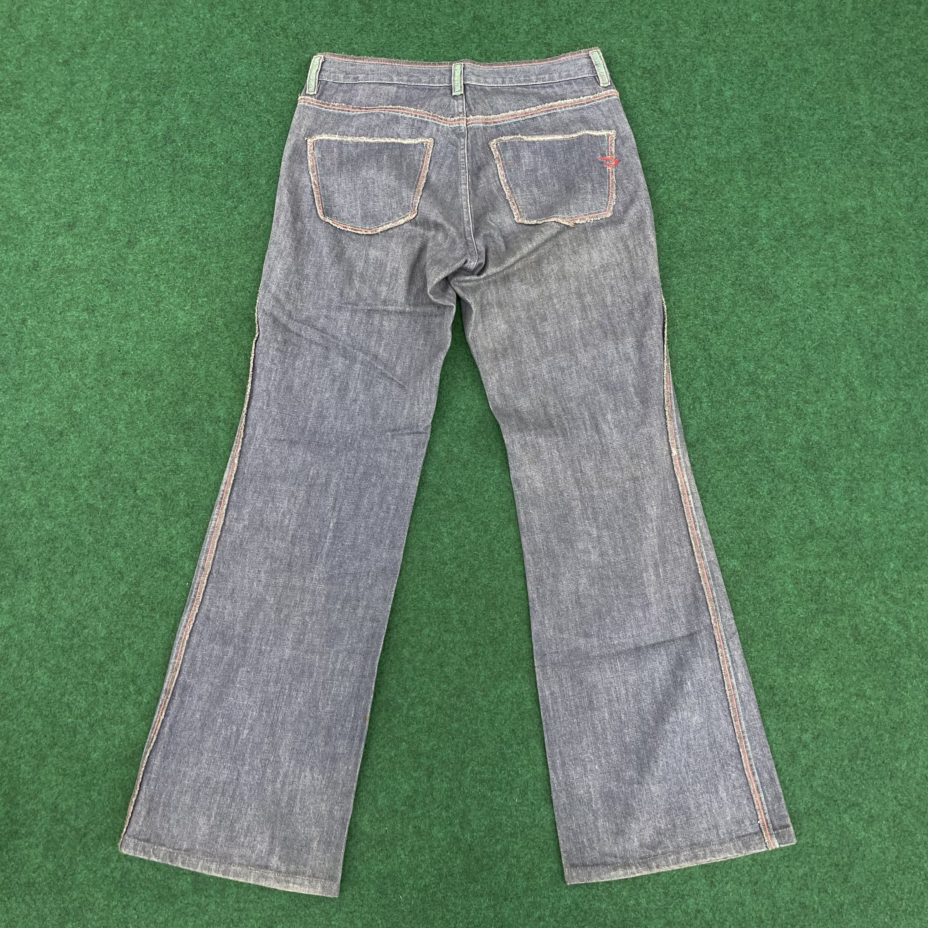 Diesel × Japanese Brand Vtg Diesel Industry Workwear Sz 29 Women Jeans Pants Jeans Size 29" - 10 Thumbnail