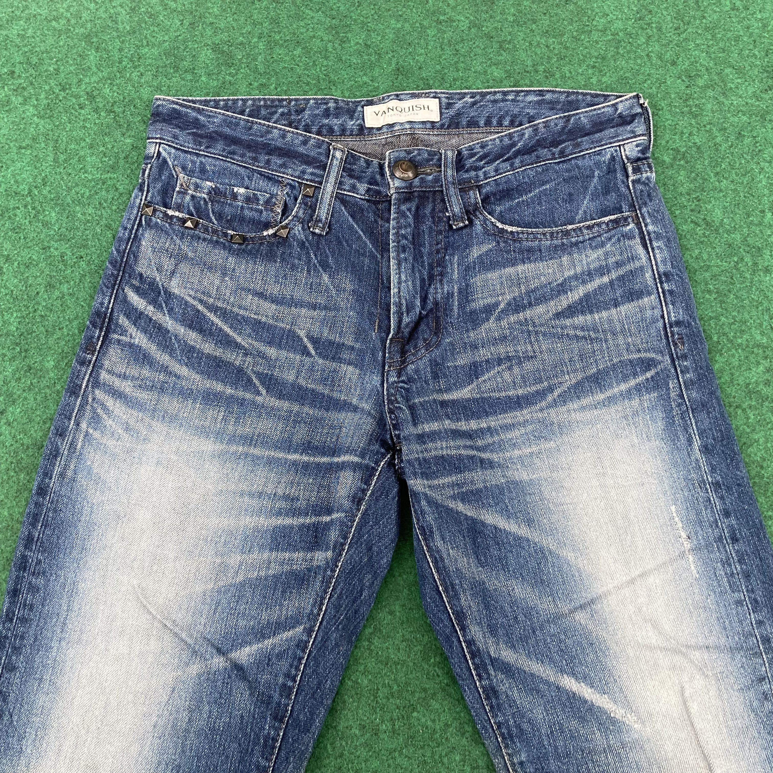 Japanese Brand × Vanquish VANQUISH JAPAN Washed distressed StreetwearJeans Size US 31 - 3 Thumbnail