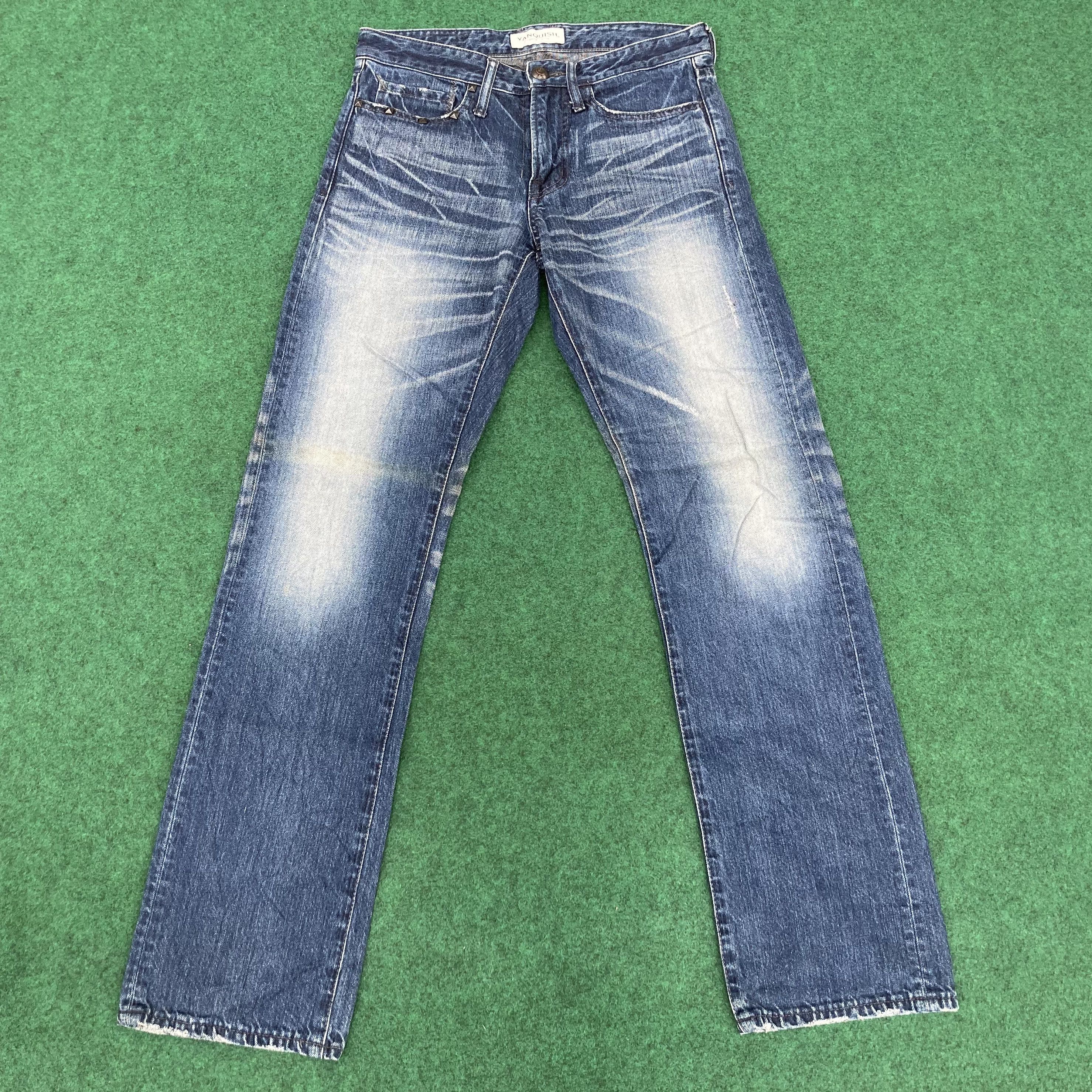Japanese Brand × Vanquish VANQUISH JAPAN Washed distressed StreetwearJeans Size US 31 - 1 Thumbnail