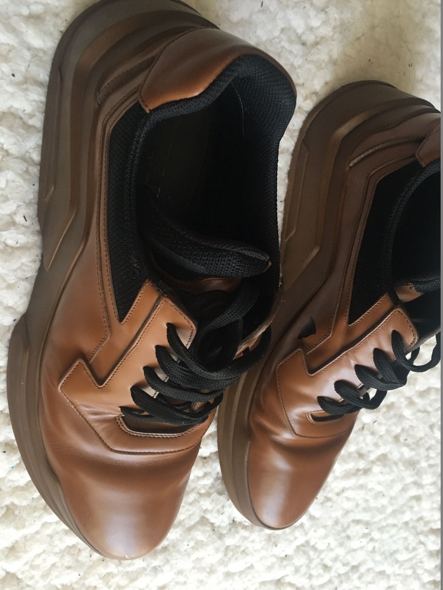 Prada Prada rubber sole sneakers 10 11 Size US 11 / EU 44 - 4 Thumbnail