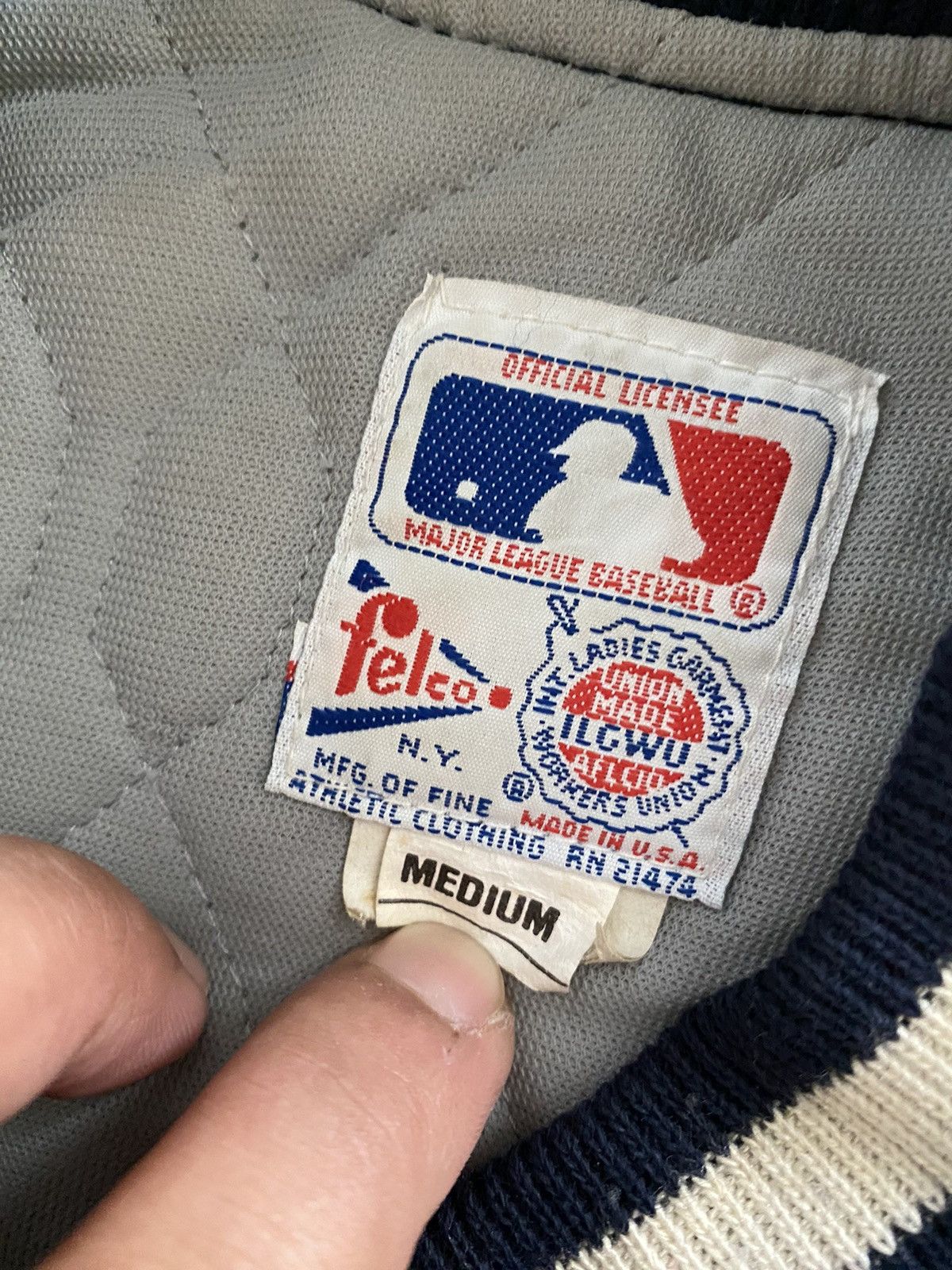MLB × Thrasher Vintage NY x THRASHER Stadium Leather Jacket Yankees RARE Size US M / EU 48-50 / 2 - 10 Thumbnail