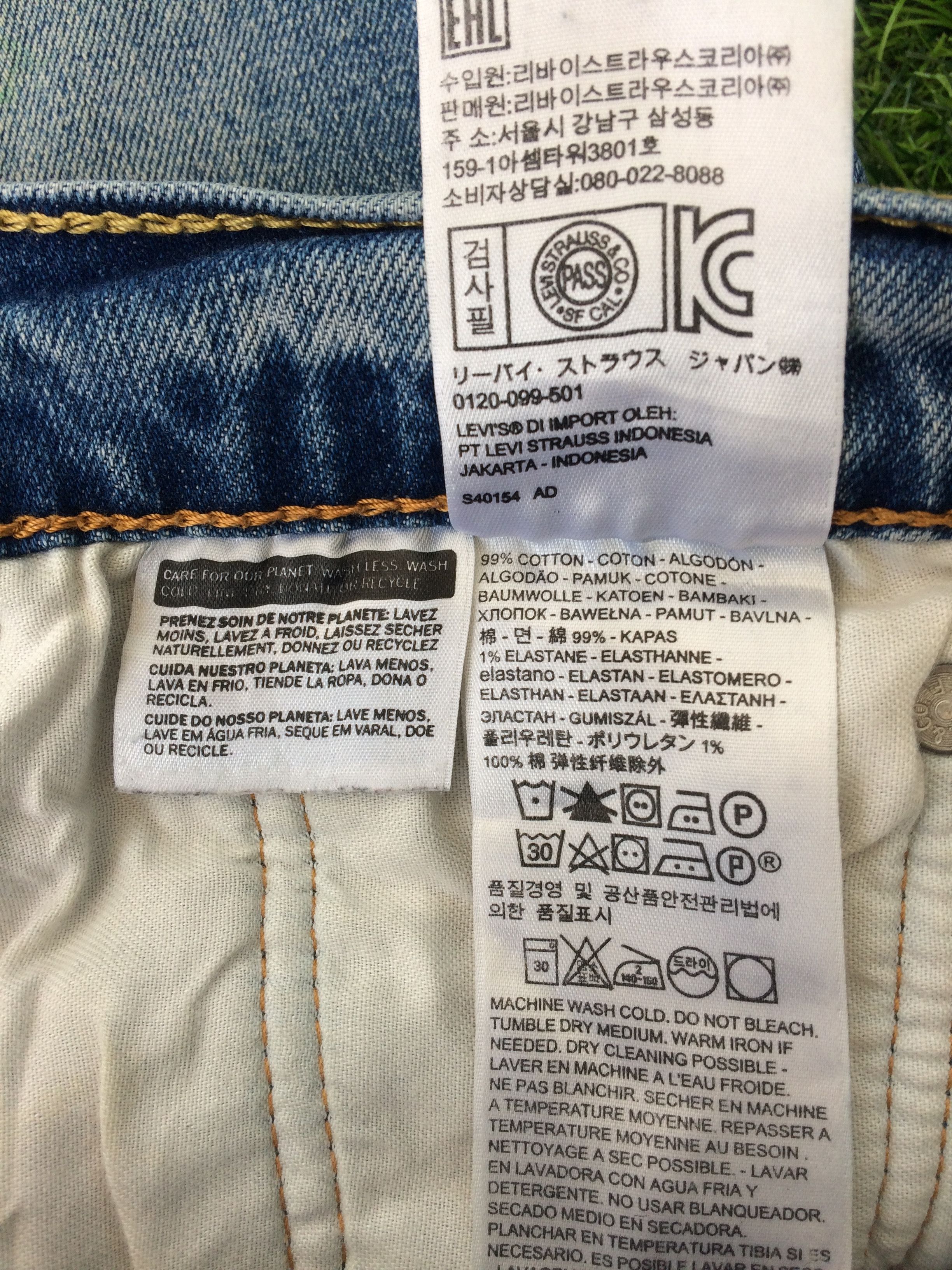 Levi's × Vintage Distressed Levis 510 Jeans #B-066 Size US 34 / EU 50 - 10 Thumbnail