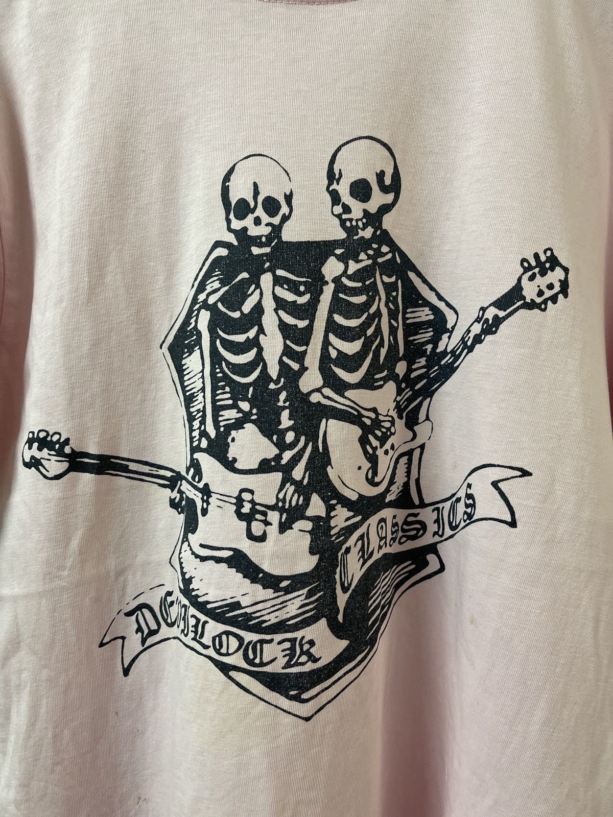Band Tees × Vintage VINTAGE DEADROCK CLASSICS SKELETON TEE VERY RARE Size US L / EU 52-54 / 3 - 2 Thumbnail