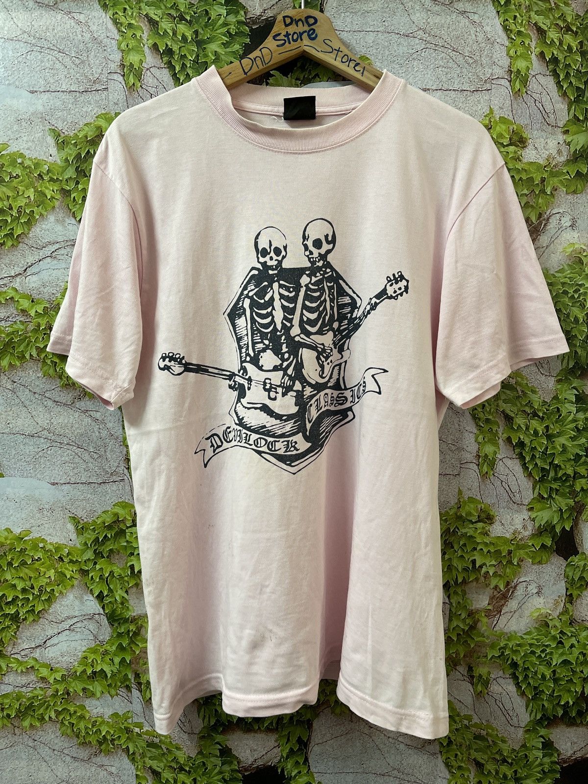 Band Tees × Vintage VINTAGE DEADROCK CLASSICS SKELETON TEE VERY RARE Size US L / EU 52-54 / 3 - 1 Thumbnail
