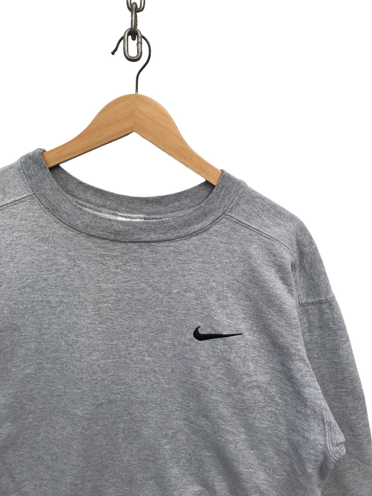 Nike Vintage 90s Nike USA Swoosh Logo Streetwear Sweatshirt Size US M / EU 48-50 / 2 - 2 Thumbnail