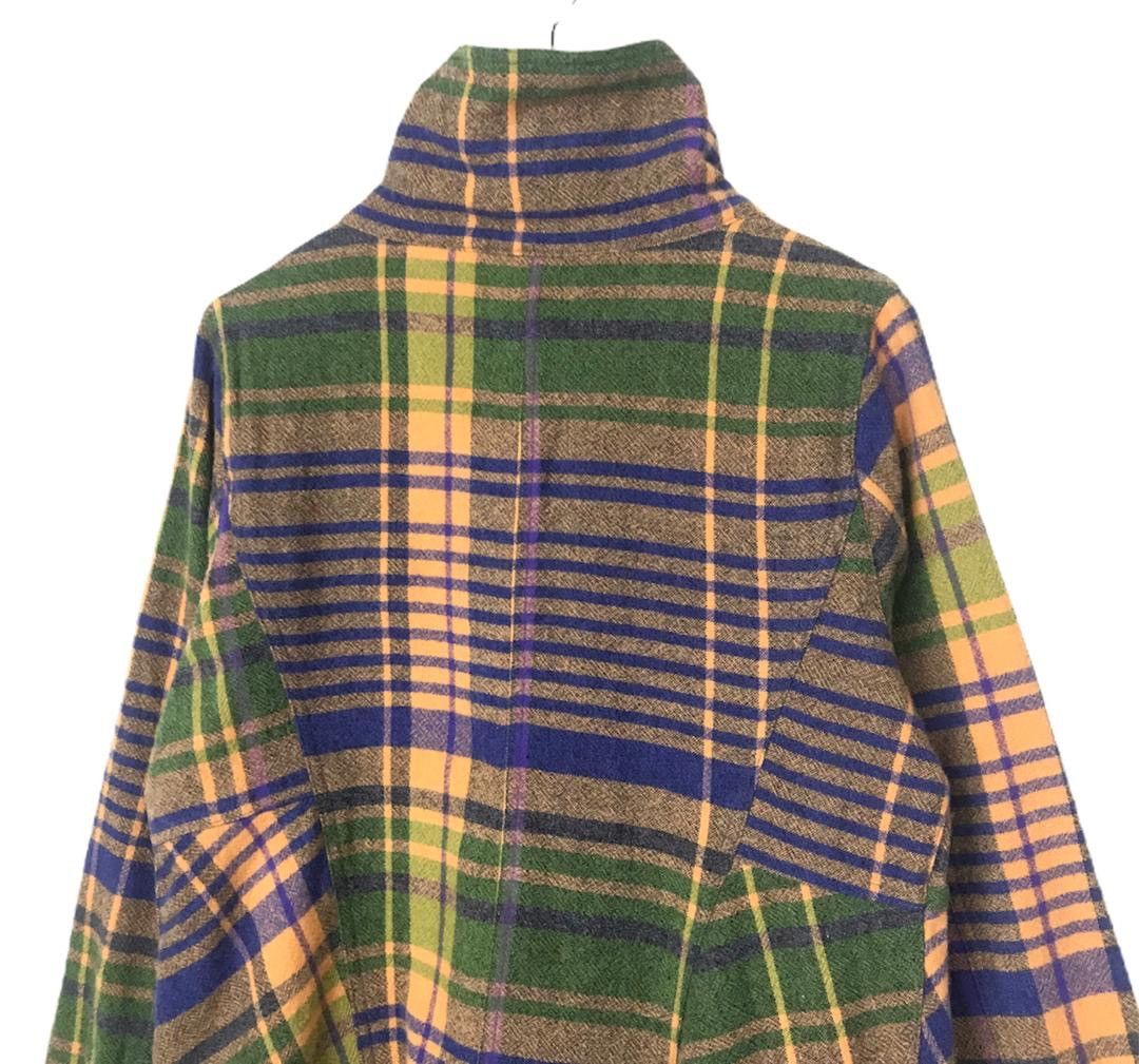 Designer × Japanese Brand Cube Japan yohji yamamoto inspired wool tartan unisex Size M / US 6-8 / IT 42-44 - 10 Thumbnail