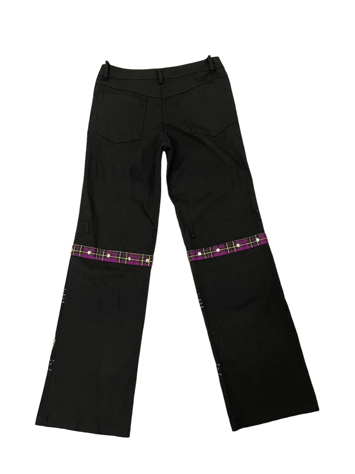 Japanese Brand Flare Jeans Blood Storm Punk Printed Stretch Wide Leg 4🟦4 Size US 29 - 10 Thumbnail