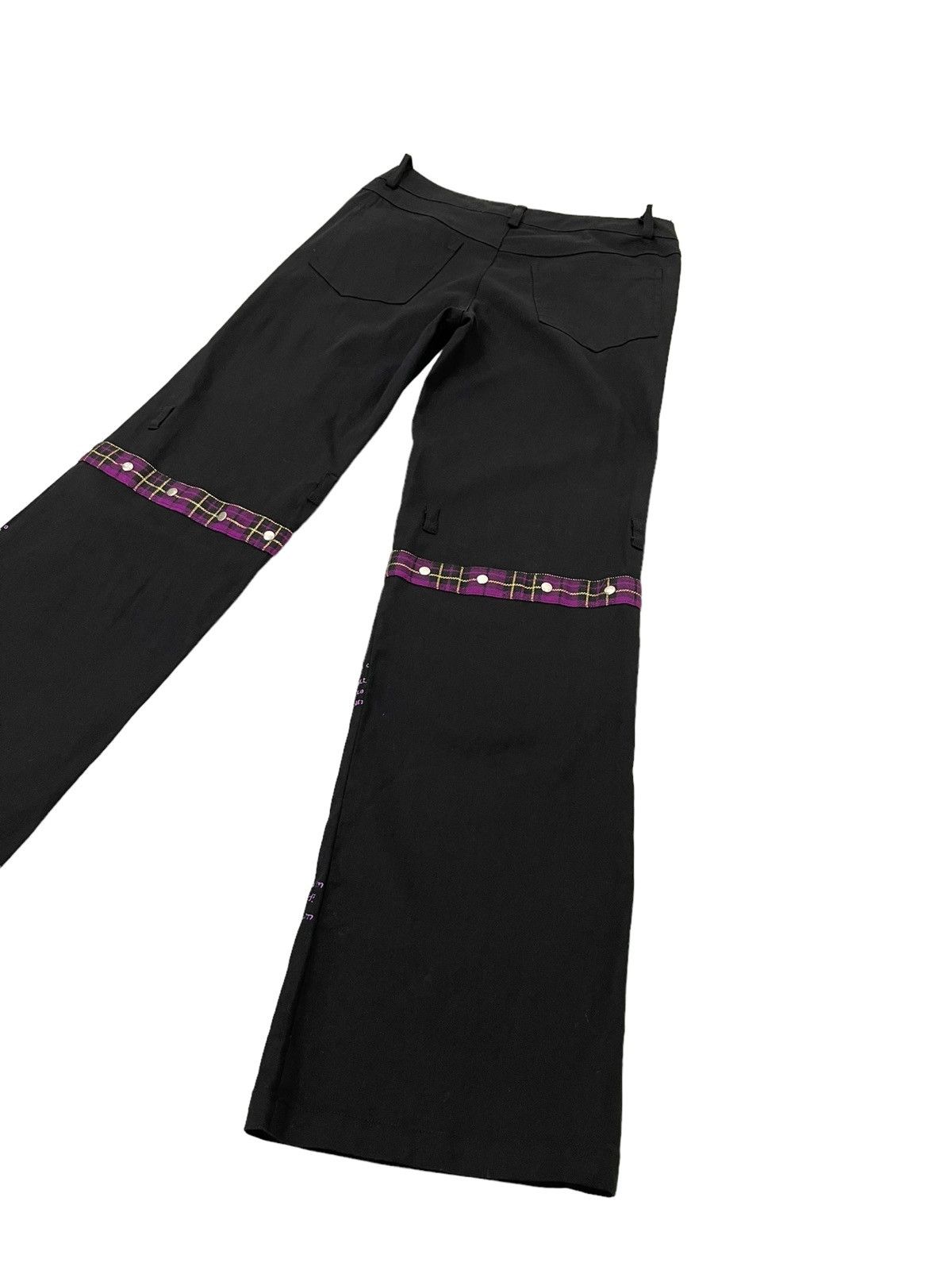 Japanese Brand Flare Jeans Blood Storm Punk Printed Stretch Wide Leg 4🟦4 Size US 29 - 12 Thumbnail