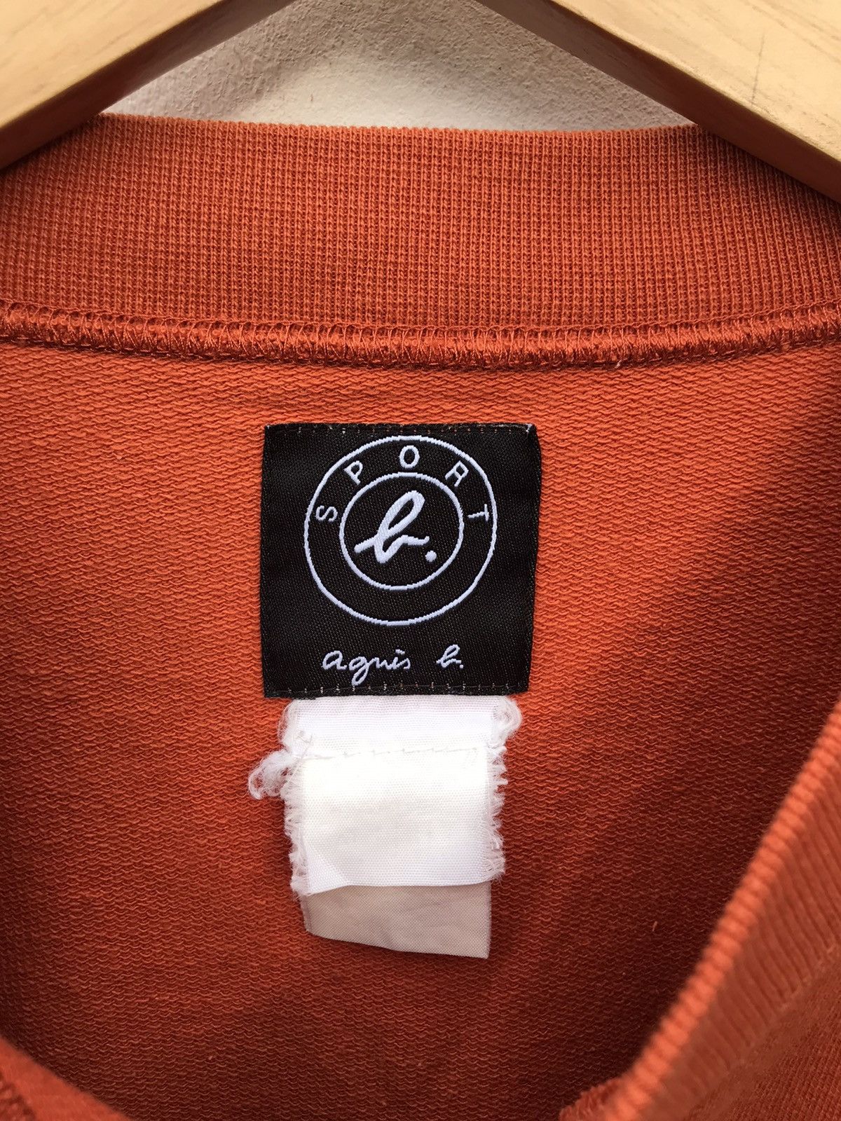 agnes b. Agnes B Paris Big Logo Designer Sweatshirt Size US S / EU 44-46 / 1 - 3 Thumbnail