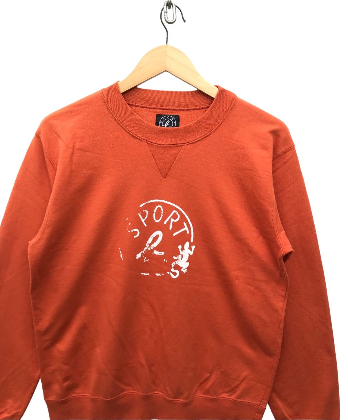 agnes b. Agnes B Paris Big Logo Designer Sweatshirt Size US S / EU 44-46 / 1 - 2 Thumbnail