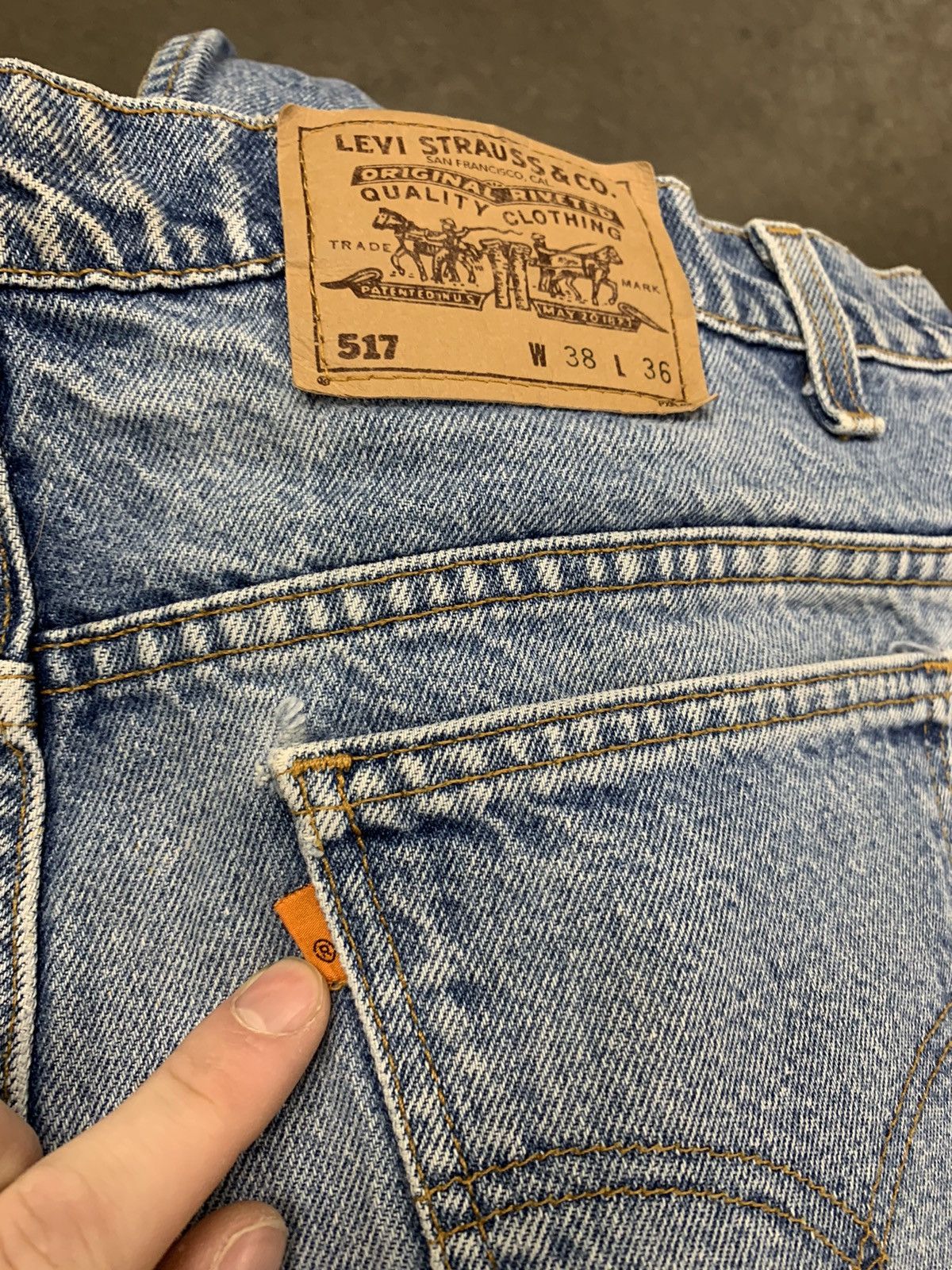 Vintage Levi’s USA 517 Flared Jeans 36 x 32