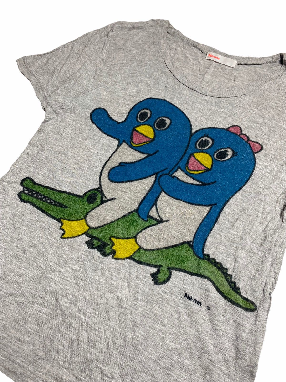 Issey Miyake ☠️SENDOFFERS☠️2000s Nè-Net - Penguin Crocodile Mascots Tee Size US S / EU 44-46 / 1 - 3 Thumbnail