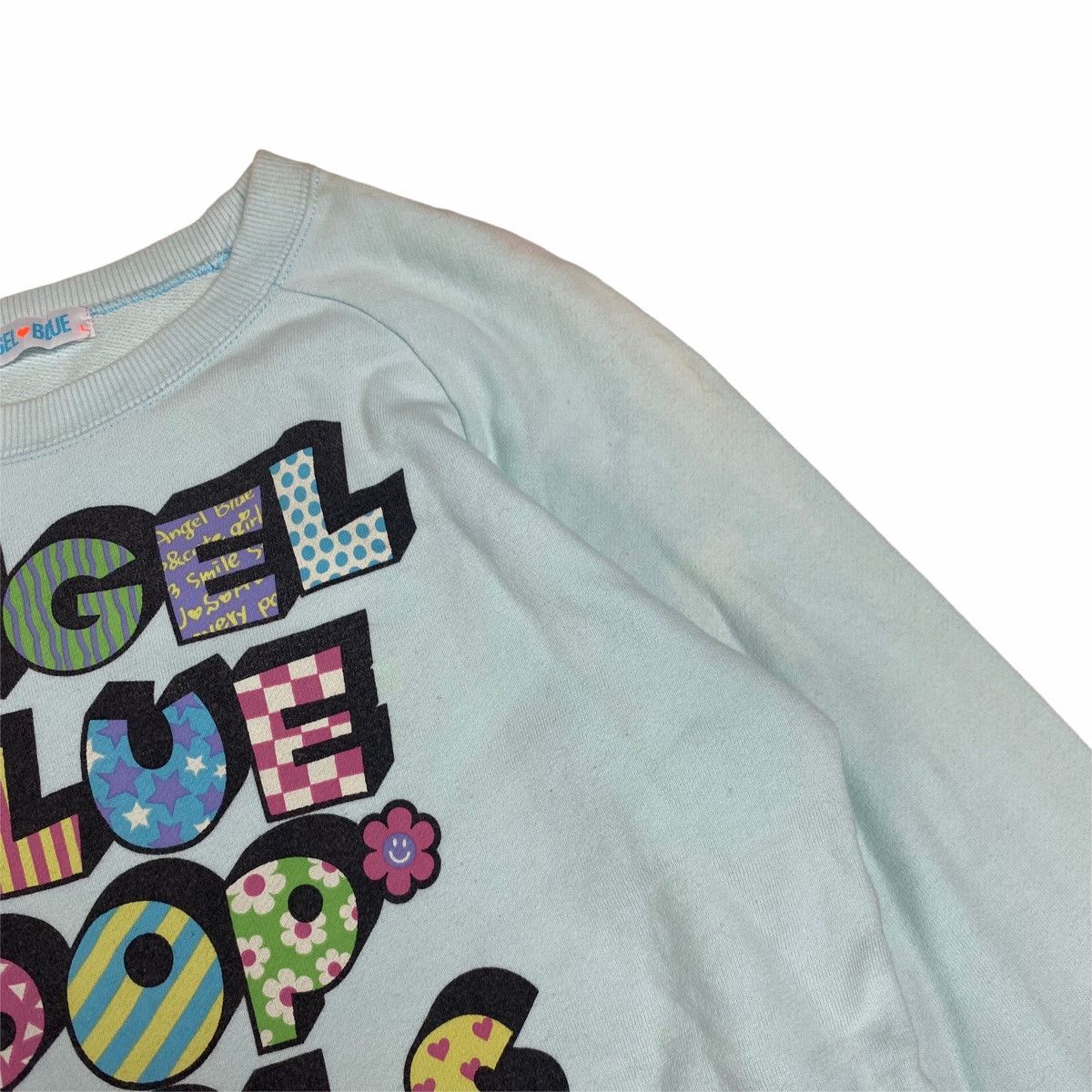Hysteric Glamour ❤️‍🔥1990s Angel Blue - Pop Girls Crewneck Size US M / EU 48-50 / 2 - 2 Thumbnail