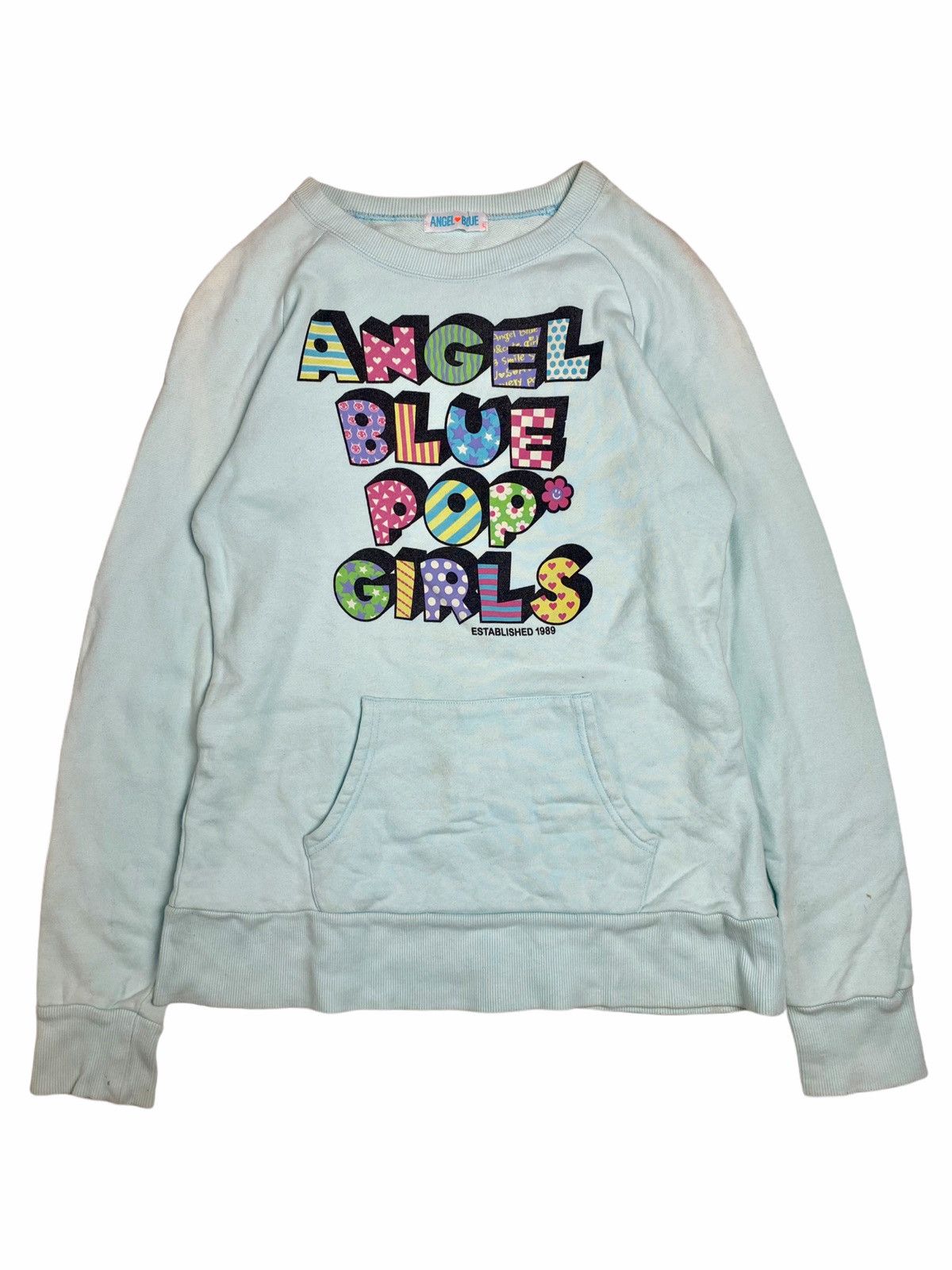 Hysteric Glamour ❤️‍🔥1990s Angel Blue - Pop Girls Crewneck Size US M / EU 48-50 / 2 - 1 Thumbnail