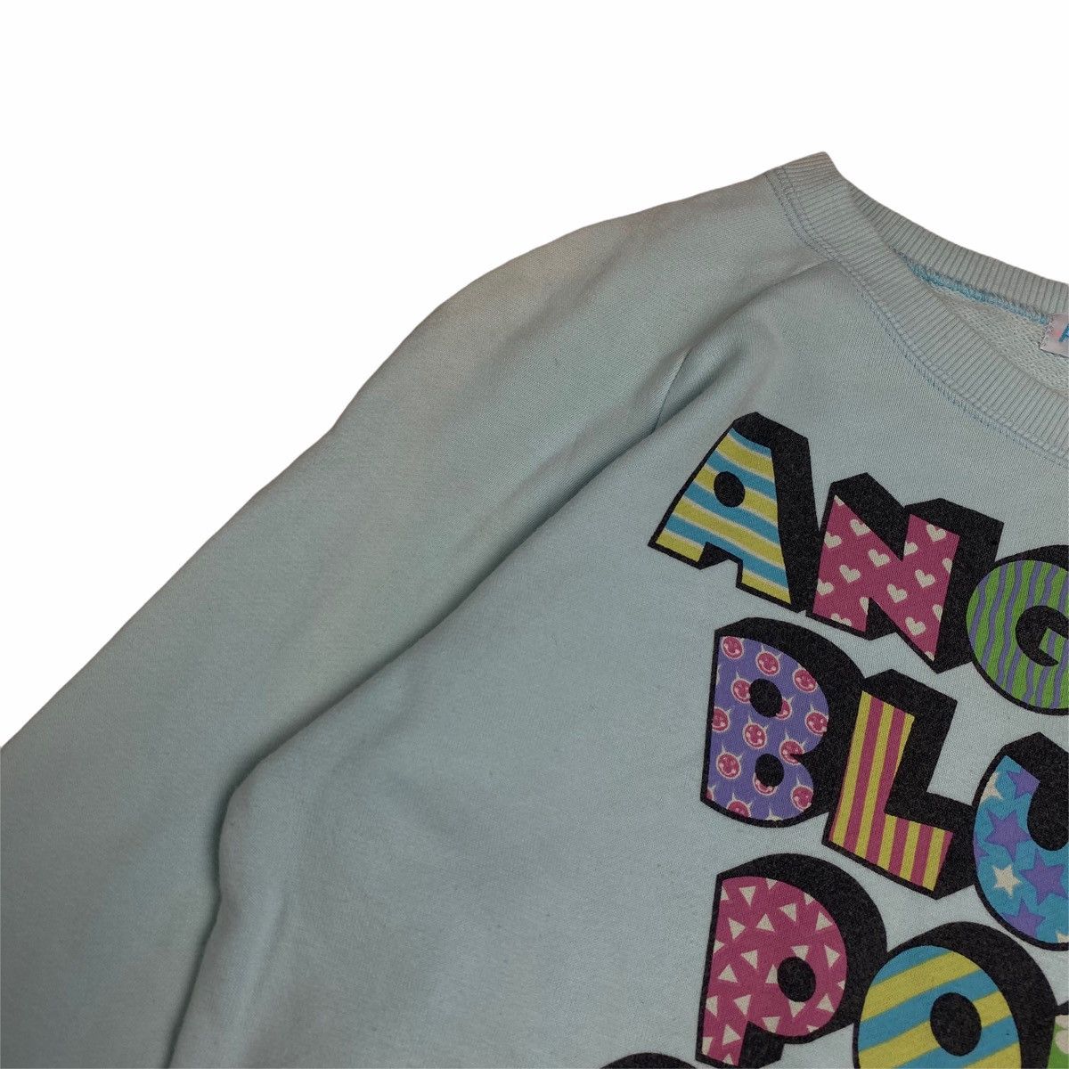 Hysteric Glamour ❤️‍🔥1990s Angel Blue - Pop Girls Crewneck Size US M / EU 48-50 / 2 - 3 Thumbnail