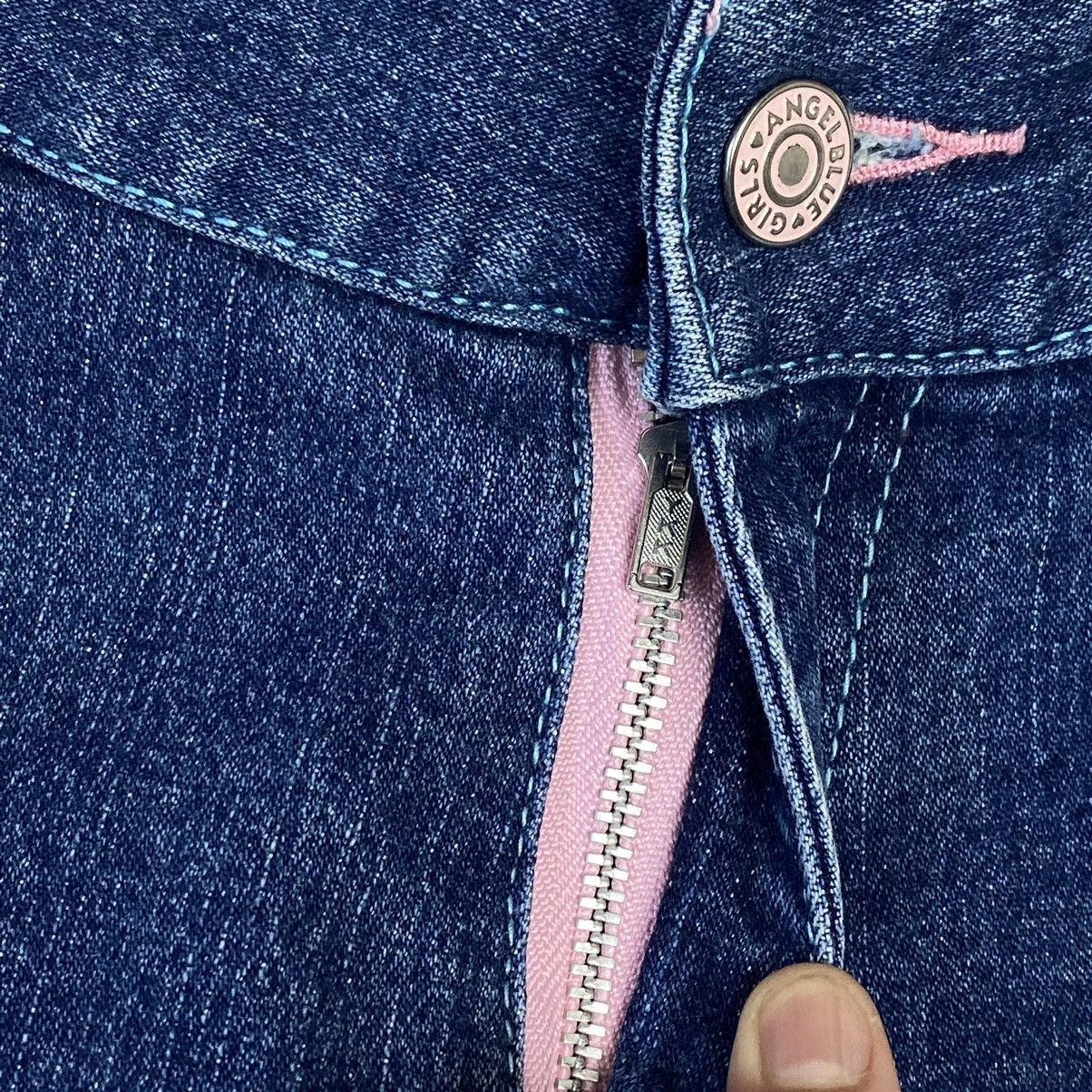 Hysteric Glamour × Japanese Brand 1990s Angel Blue Super Label - Bugs Bunny Sequin Denim Size 28" / US 6 / IT 42 - 10 Thumbnail