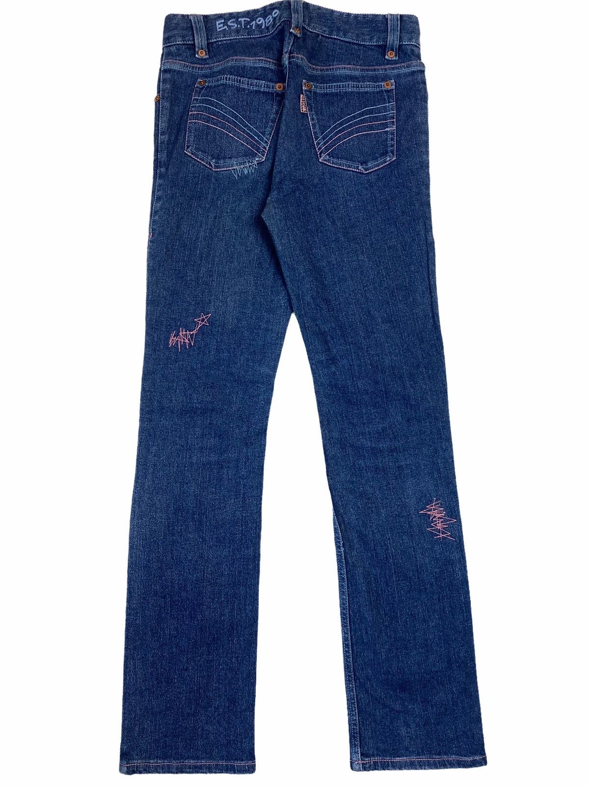 Hysteric Glamour × Japanese Brand 1990s Angel Blue Super Label - Bugs Bunny Sequin Denim Size 28" / US 6 / IT 42 - 2 Thumbnail