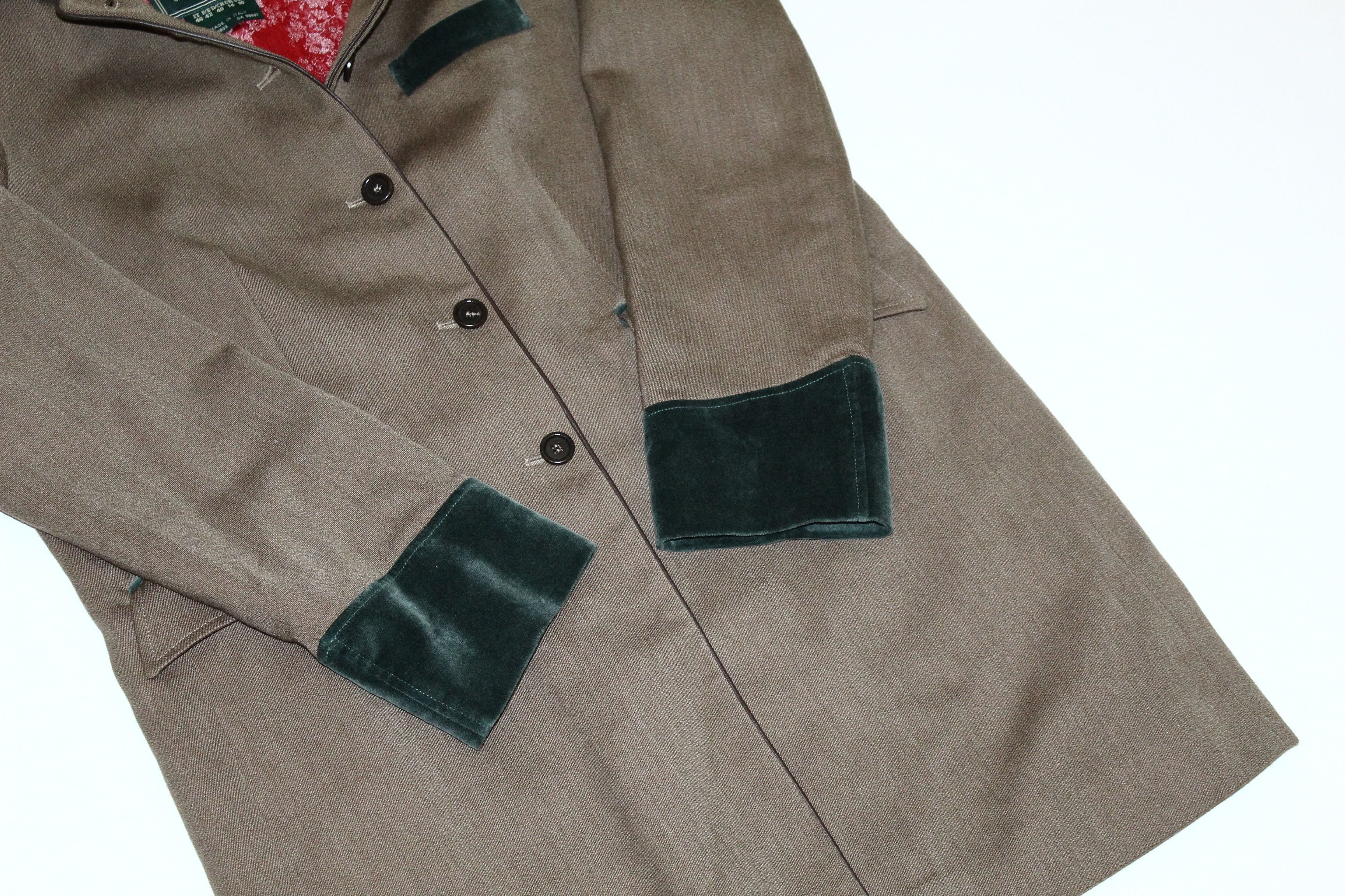 Beretta Beretta Mallalieus Gold Tweed Fabric Royal Coat Size L / US 10 / IT 46 - 11 Thumbnail