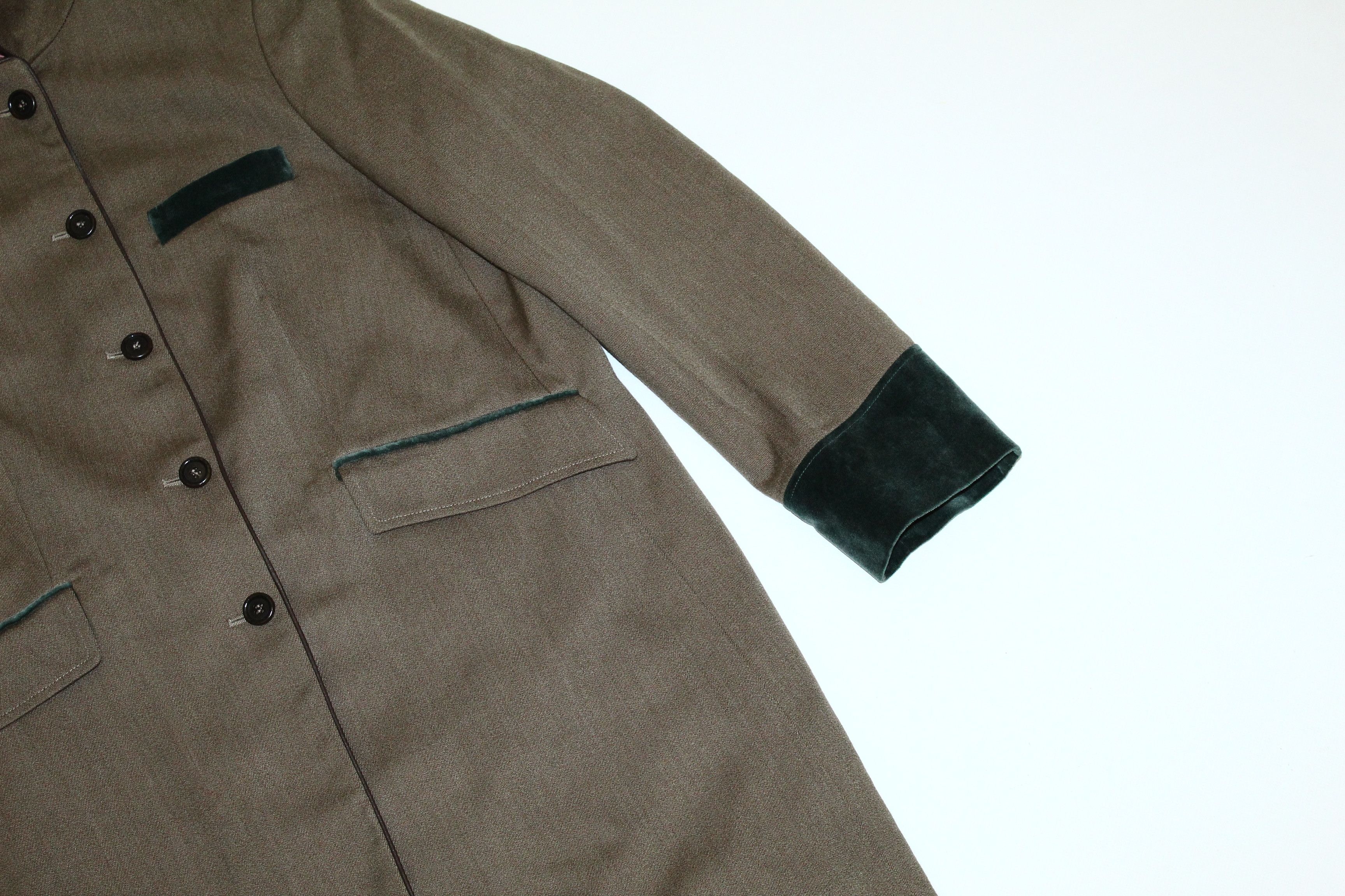 Beretta Beretta Mallalieus Gold Tweed Fabric Royal Coat Size L / US 10 / IT 46 - 7 Thumbnail