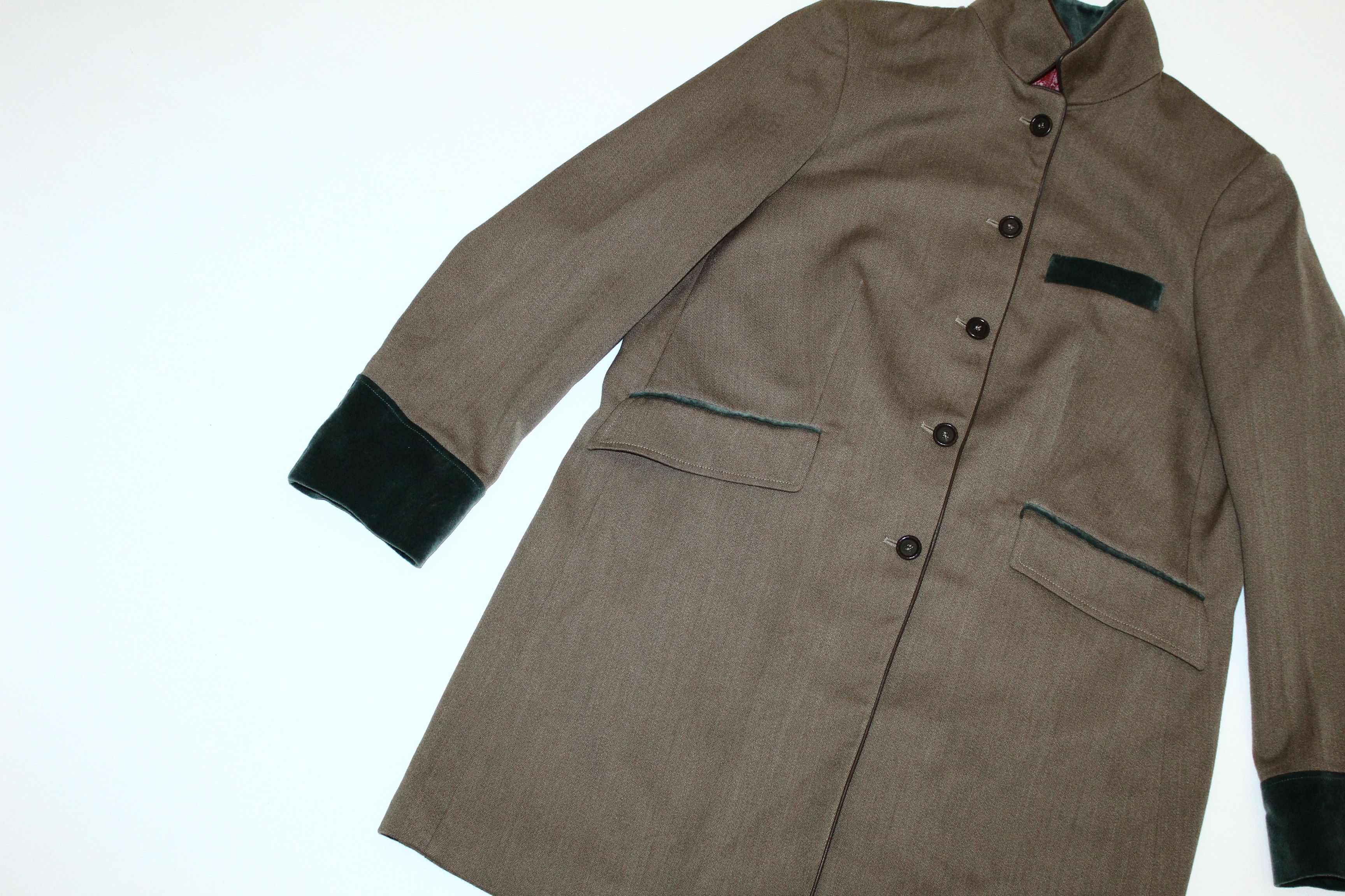 Beretta Beretta Mallalieus Gold Tweed Fabric Royal Coat Size L / US 10 / IT 46 - 5 Thumbnail