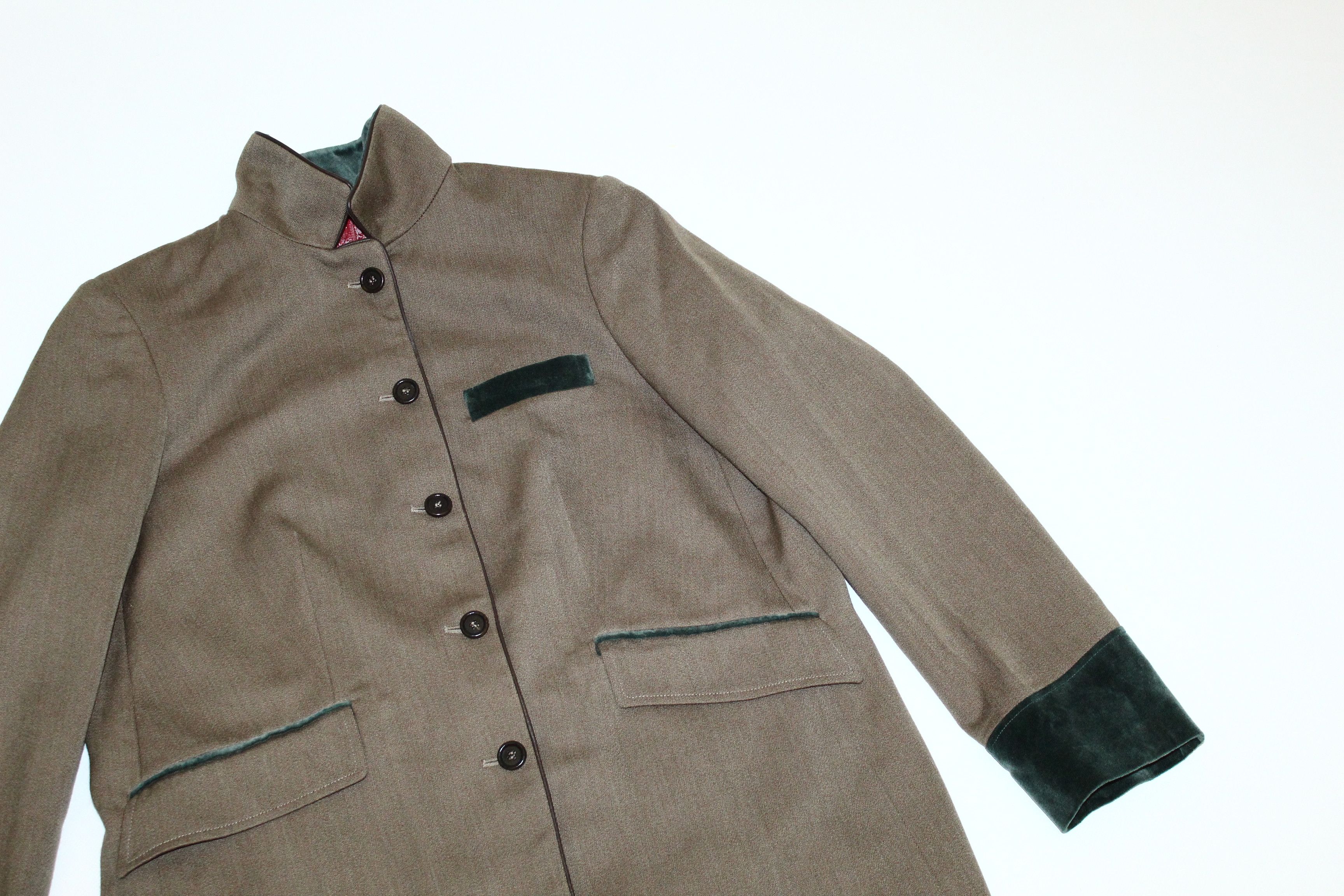 Beretta Beretta Mallalieus Gold Tweed Fabric Royal Coat Size L / US 10 / IT 46 - 6 Thumbnail