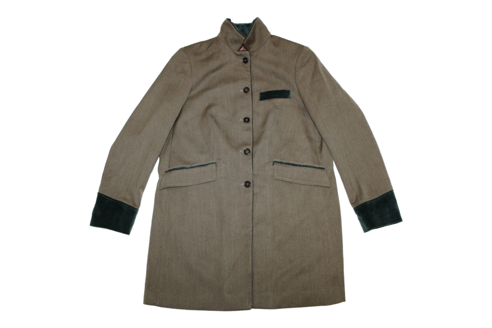 Beretta Beretta Mallalieus Gold Tweed Fabric Royal Coat Size L / US 10 / IT 46 - 2 Thumbnail