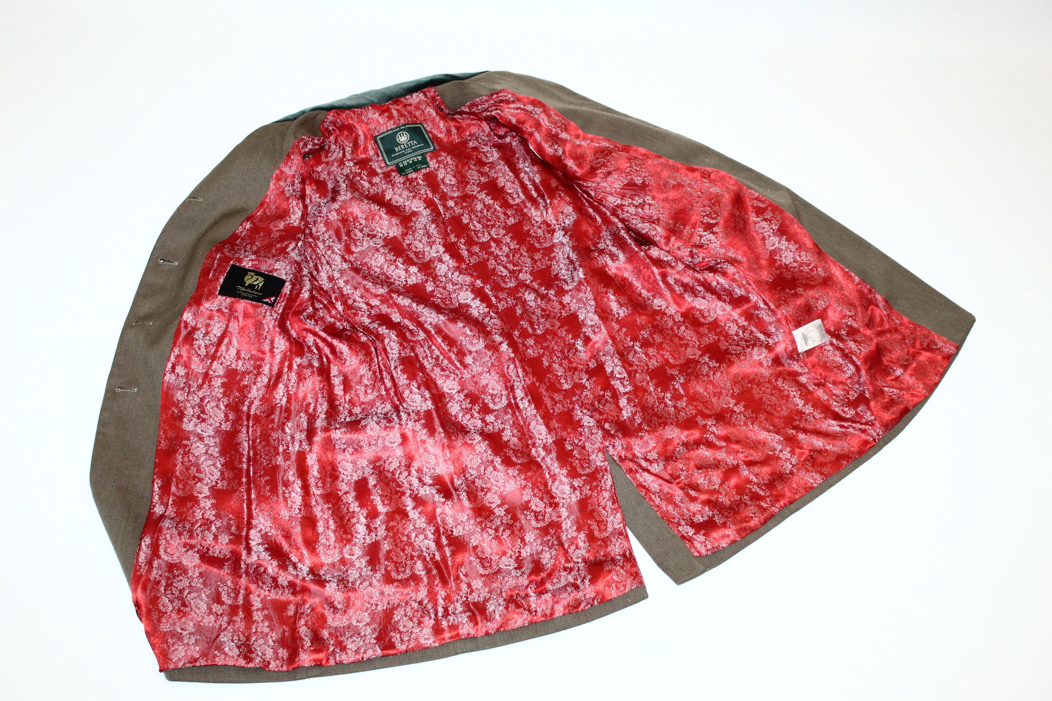Beretta Beretta Mallalieus Gold Tweed Fabric Royal Coat Size L / US 10 / IT 46 - 18 Thumbnail
